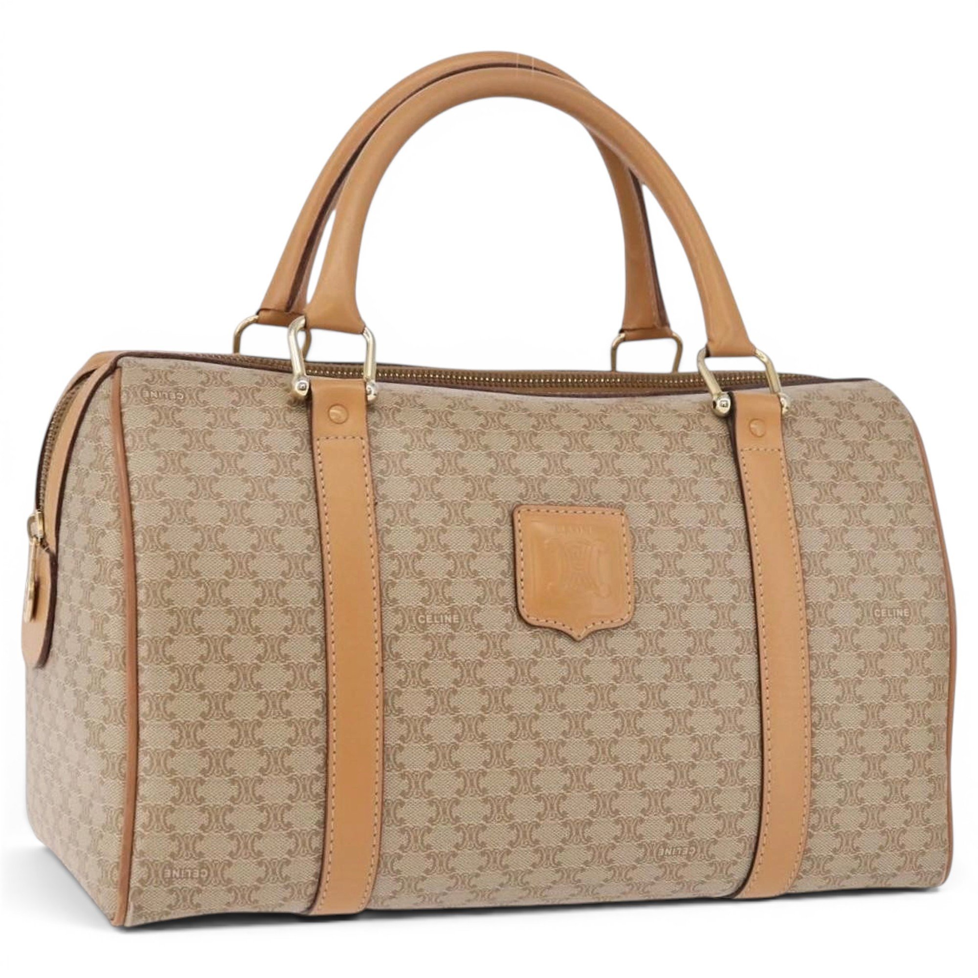Leather bowling bag