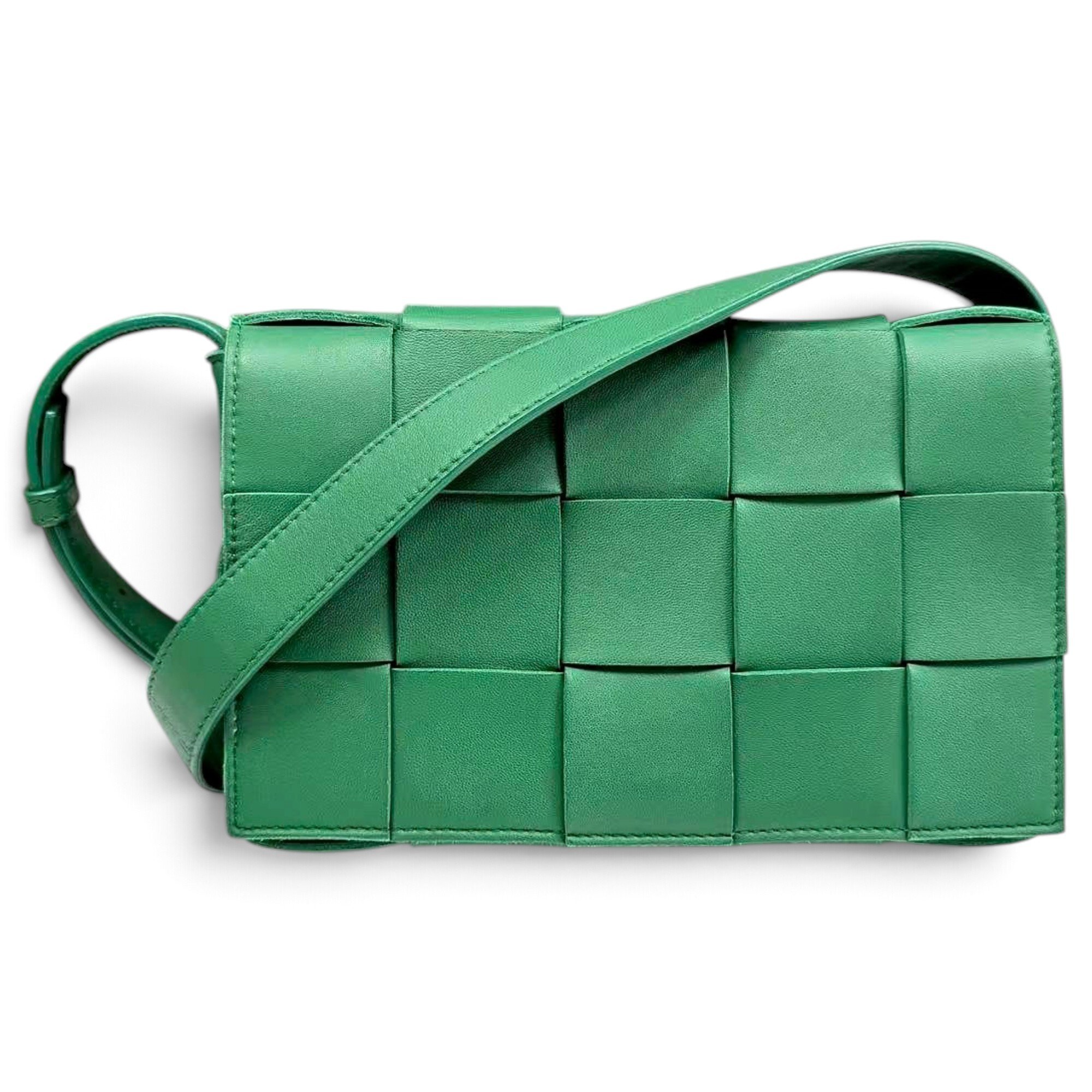 Cassette leather crossbody bag