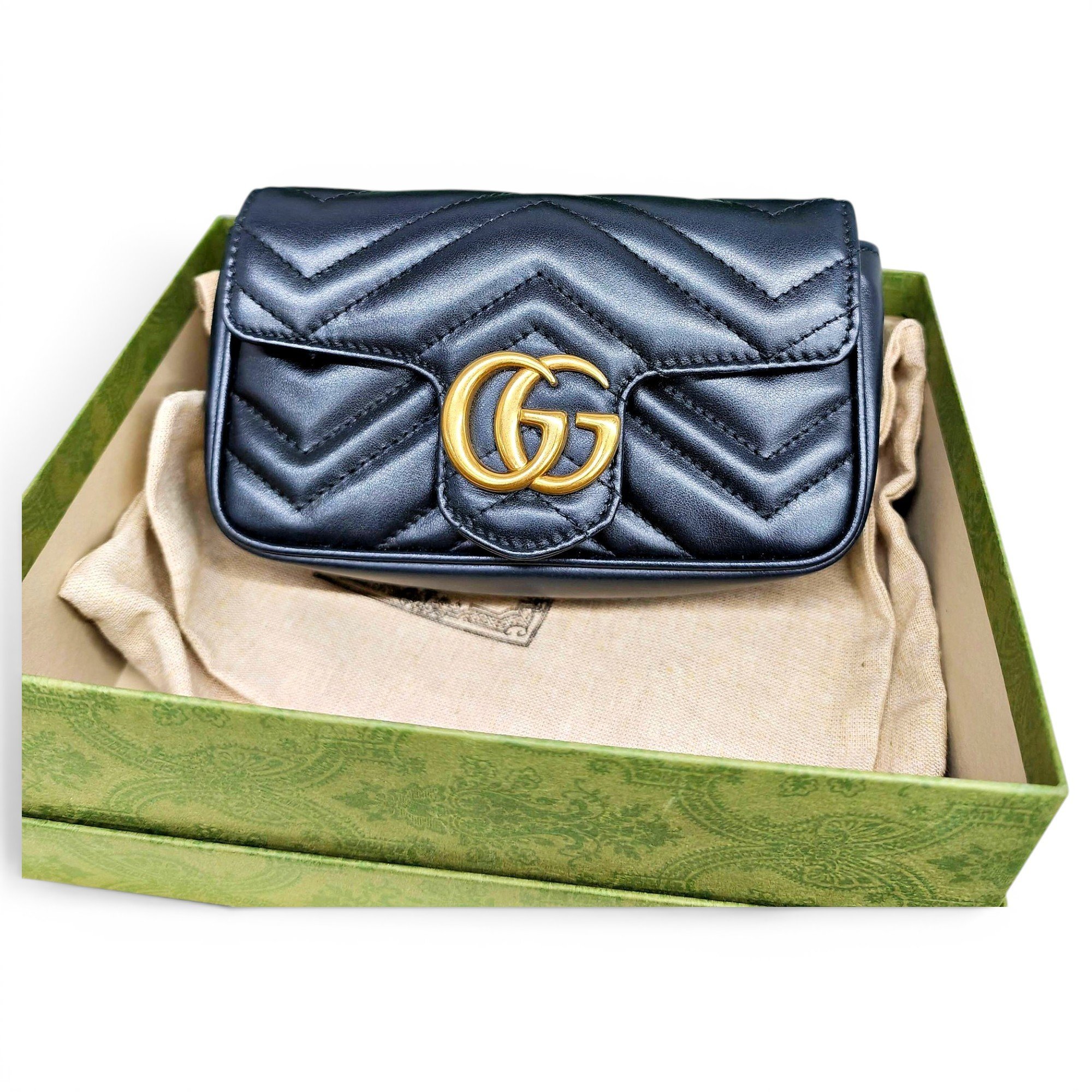 GG Marmont Chain leather crossbody bag