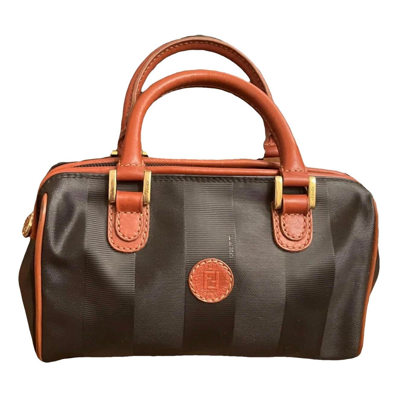Leather clutch bag