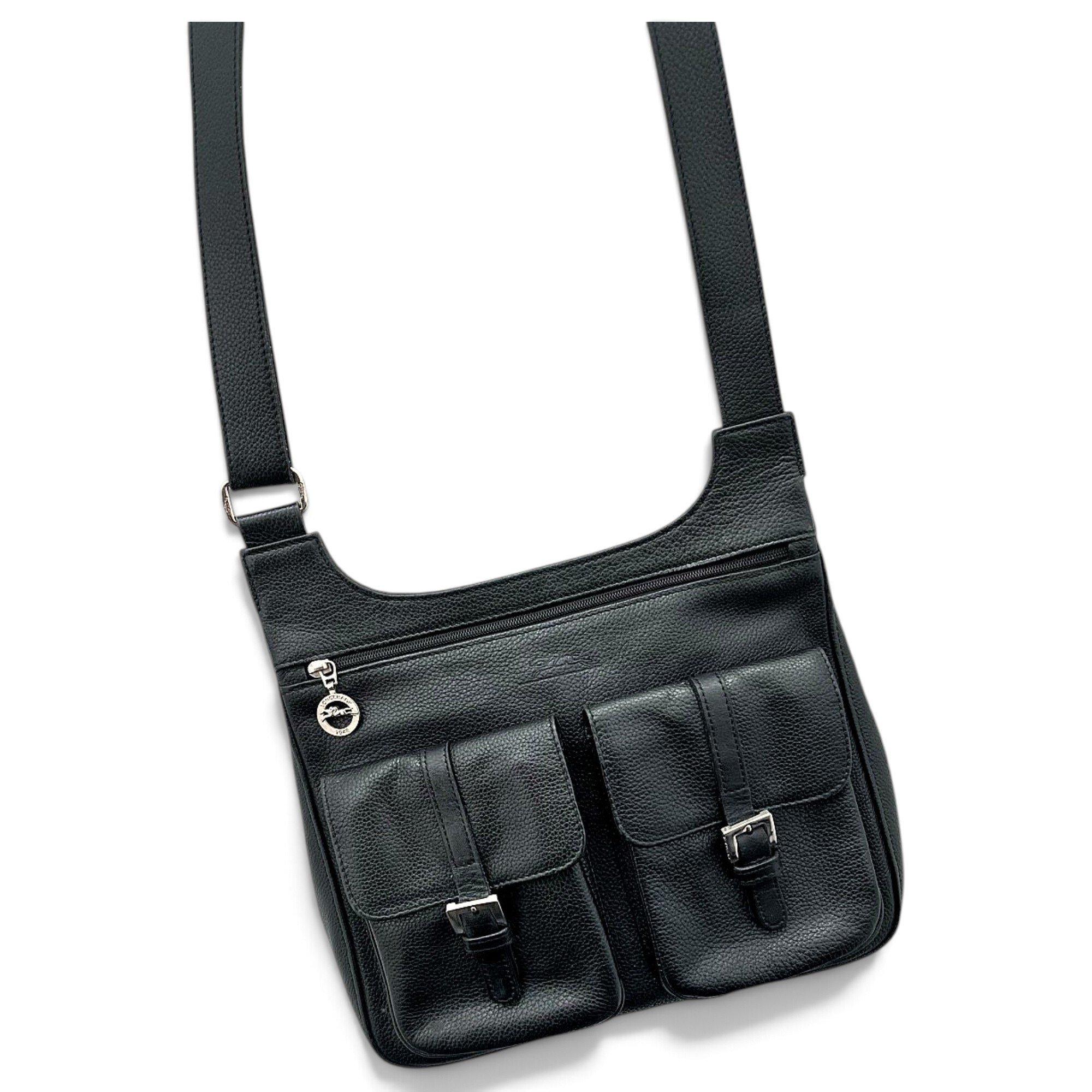 Leather crossbody bag