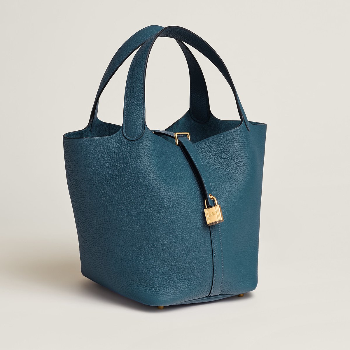 Bleu De Prusse Picotin Lock 22 Bag