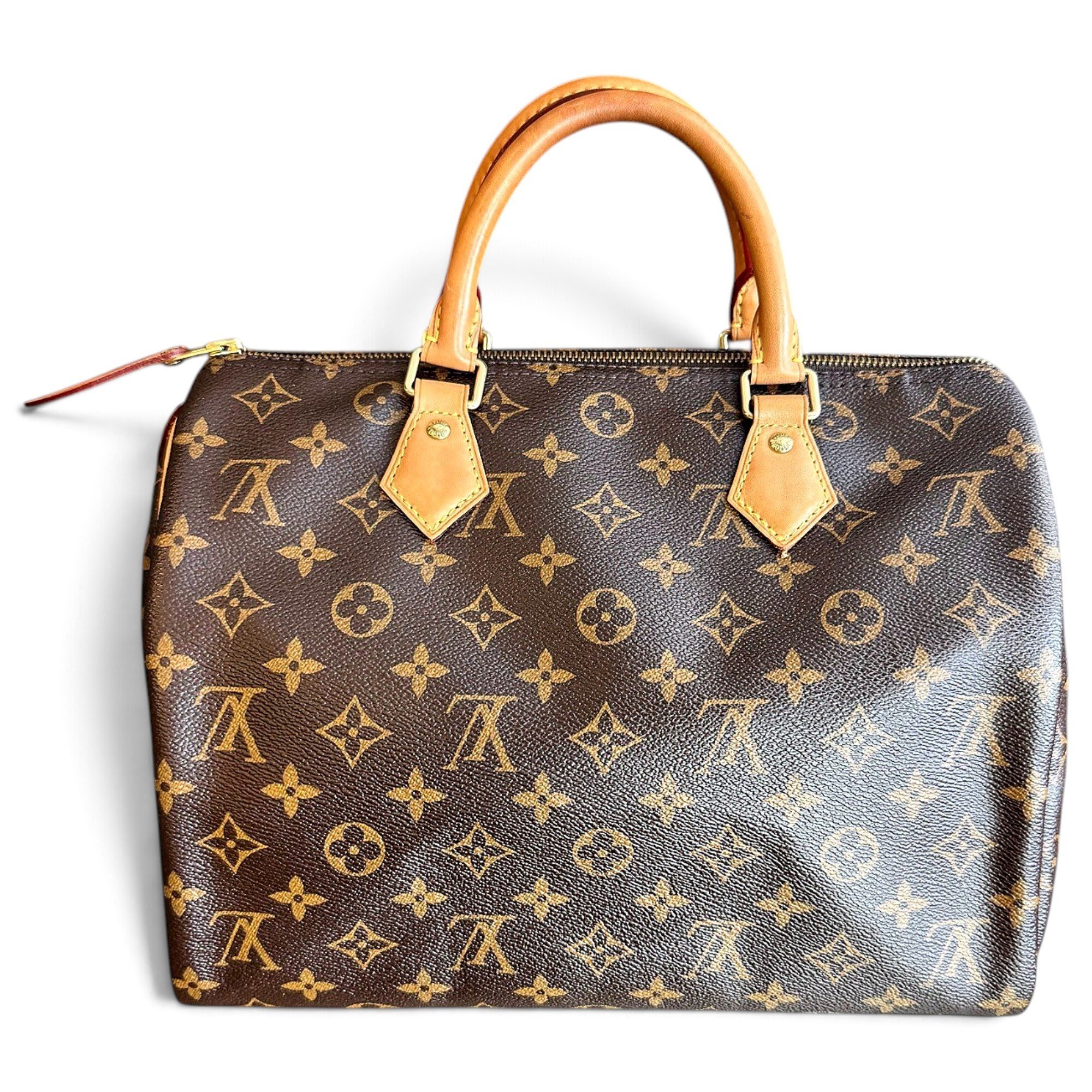 Speedy leather handbag