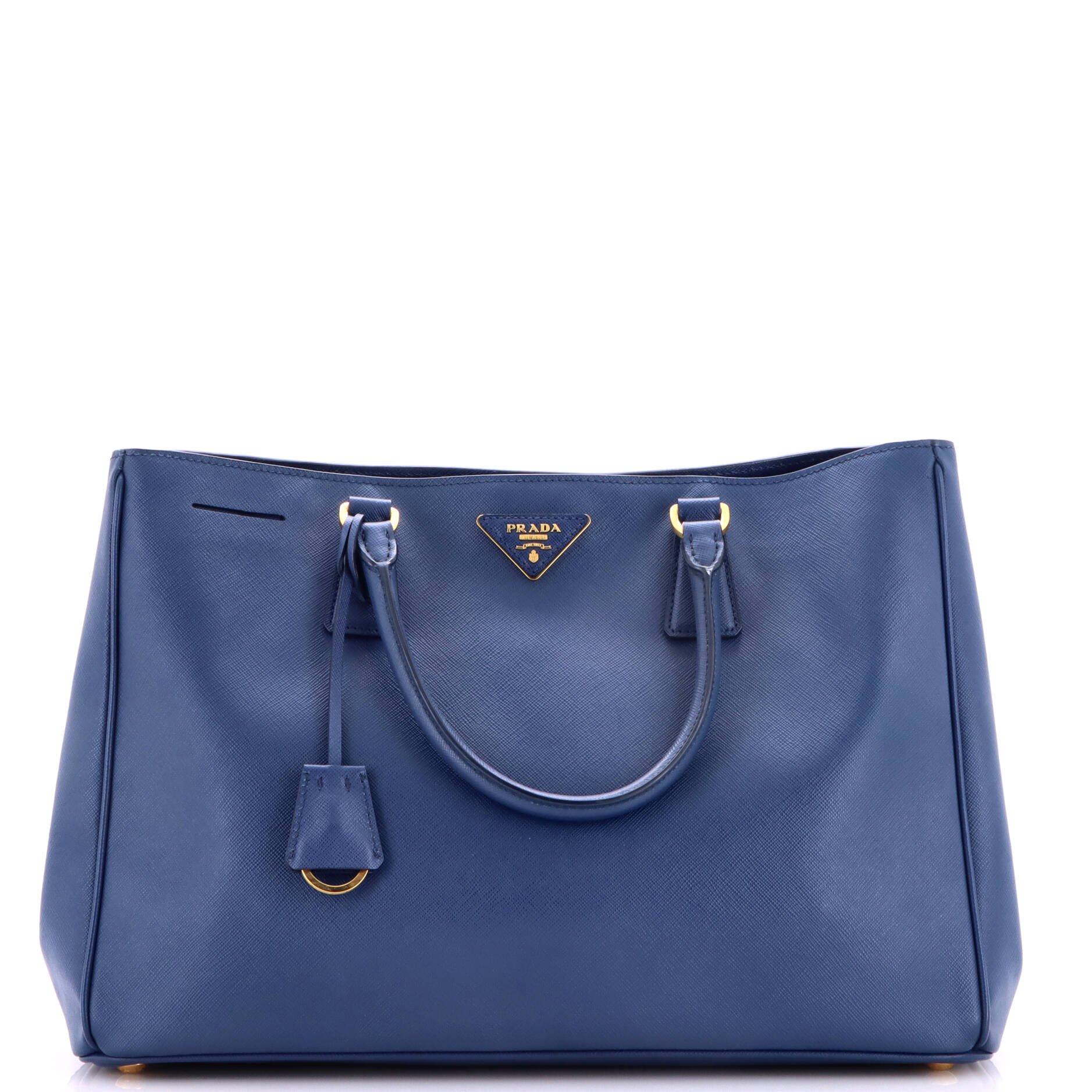 Lux Open Tote Saffiano Leather Large