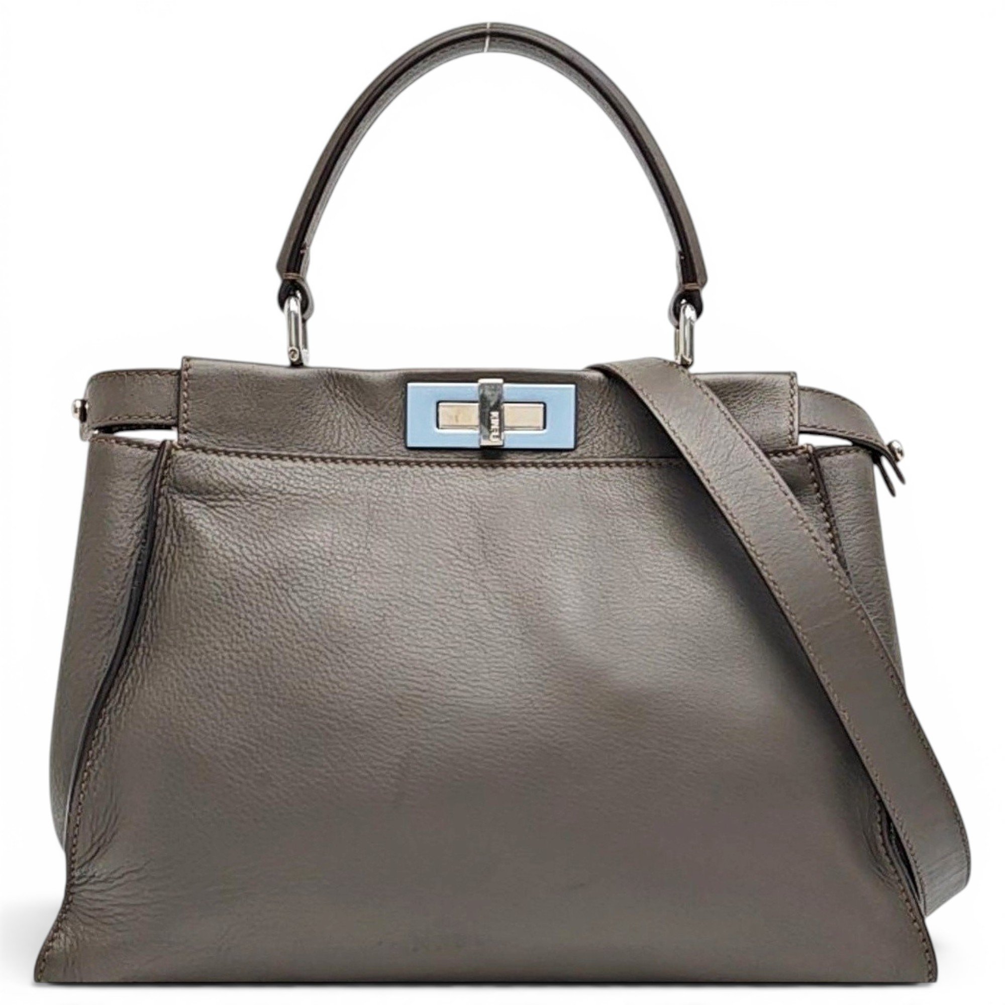 Peekaboo leather handbag