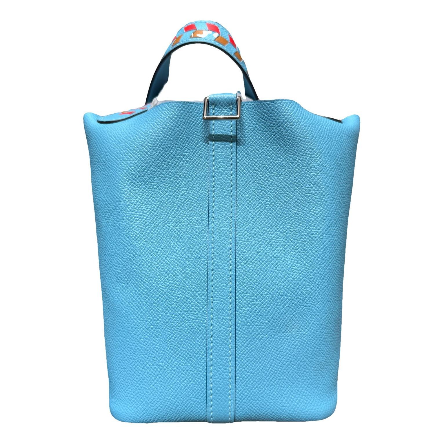 Picotin leather tote