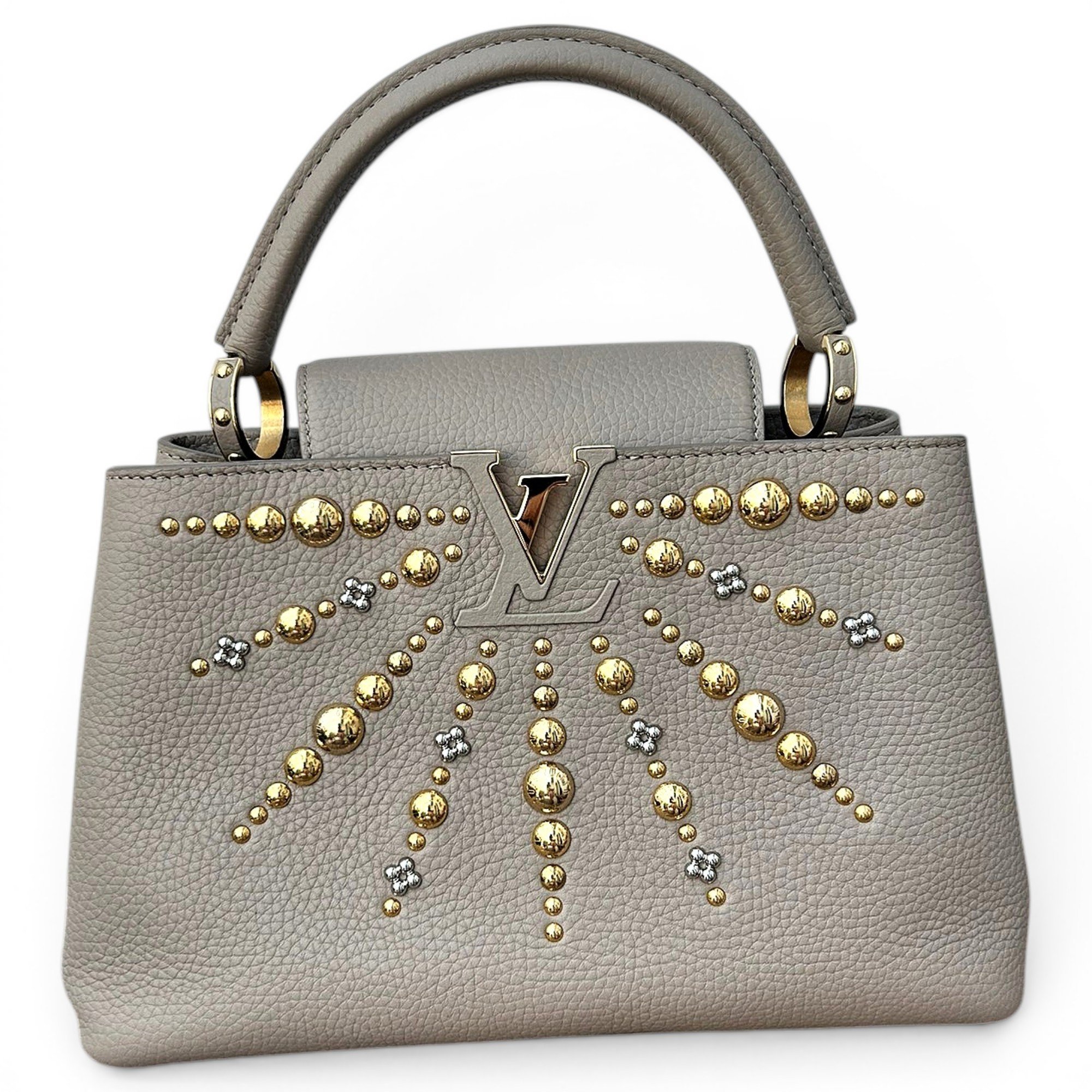 Capucines leather handbag