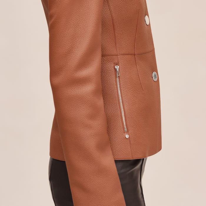Marron Fauve Equestrian Jacket