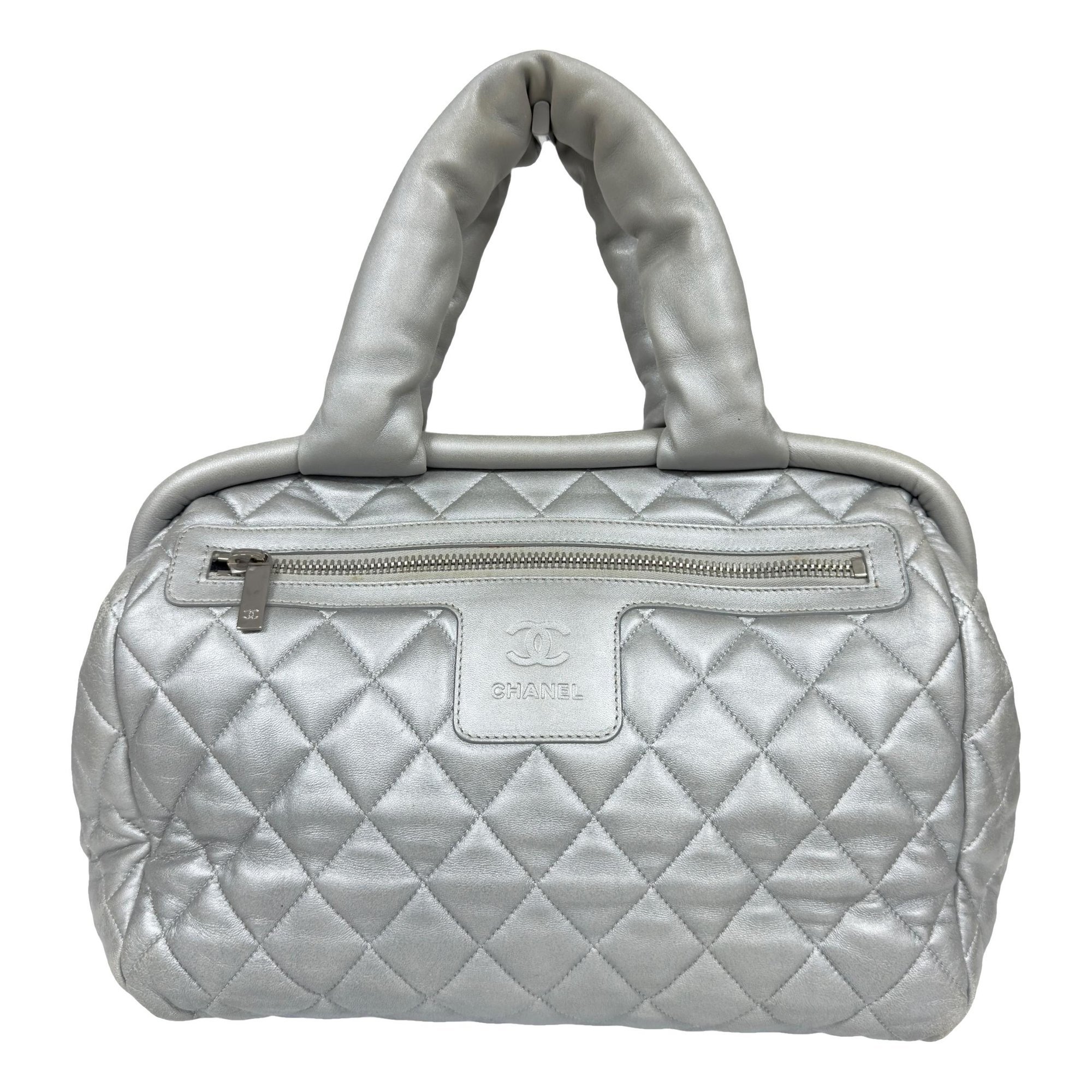 Cocoon leather handbag