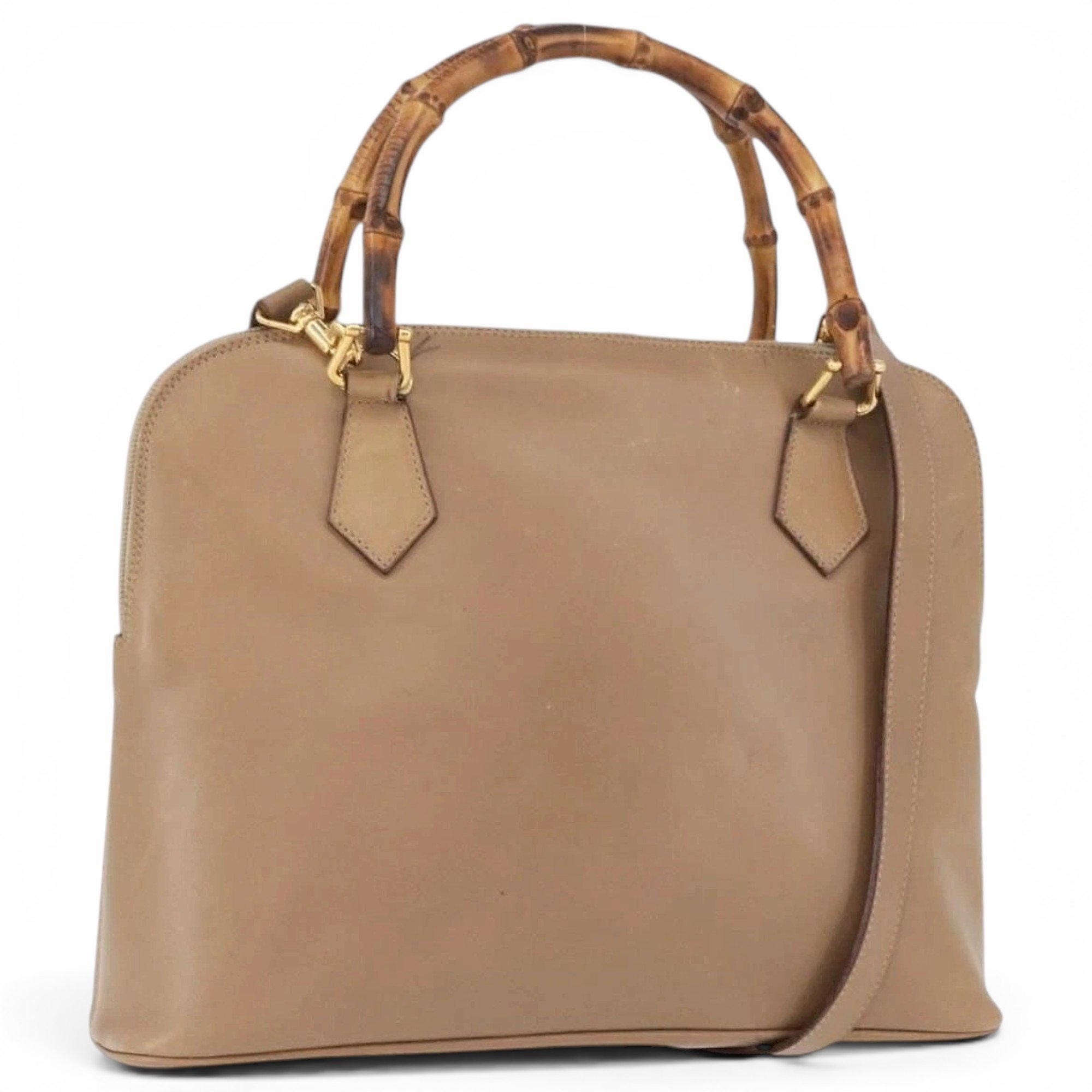 Leather tote