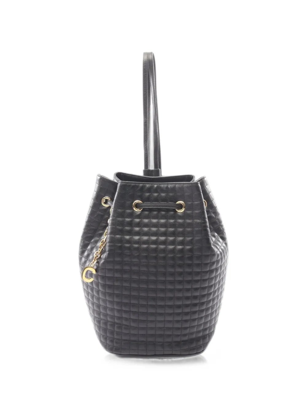2010s Small C-charm quilted backpack