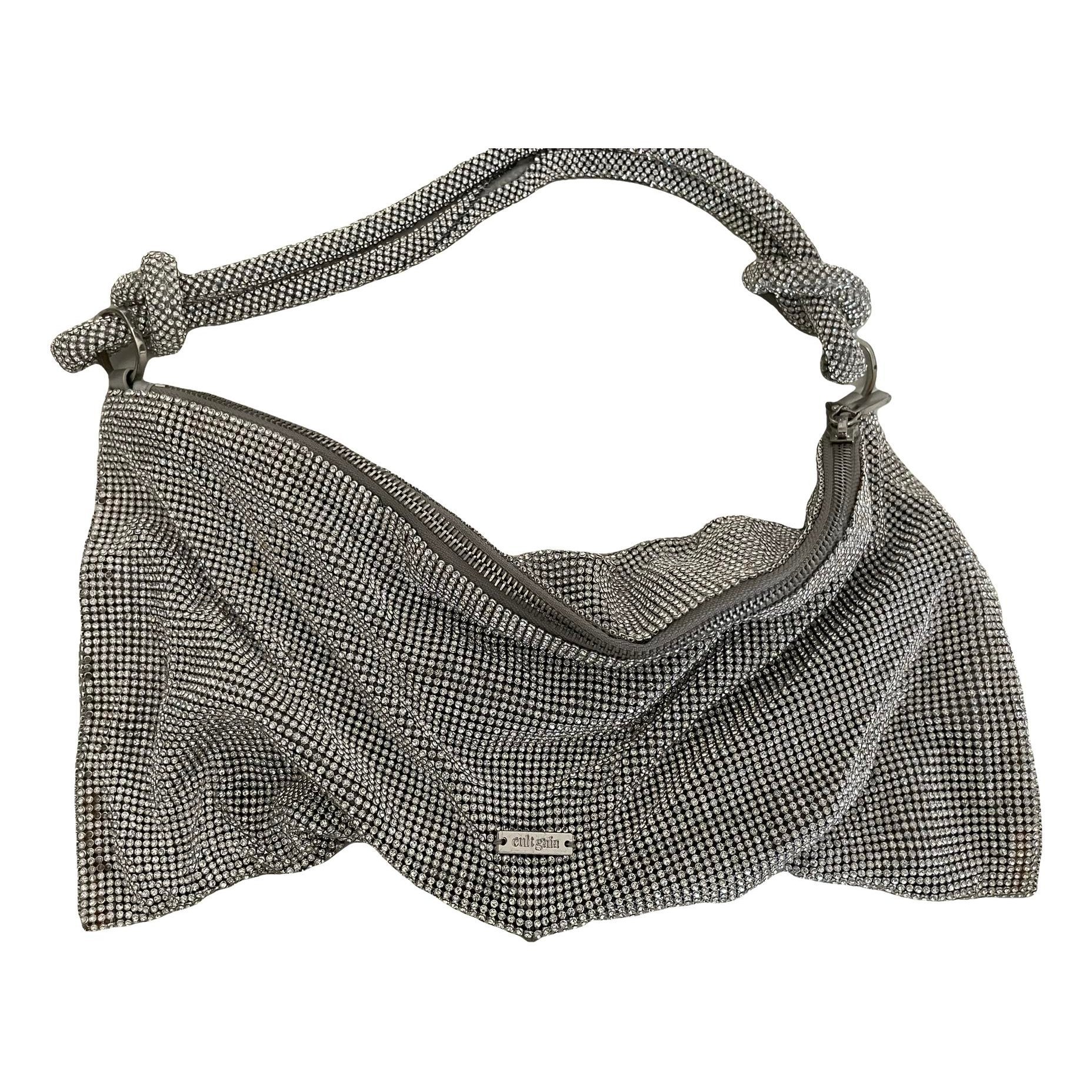 Cult Gaia Glitter clutch bag