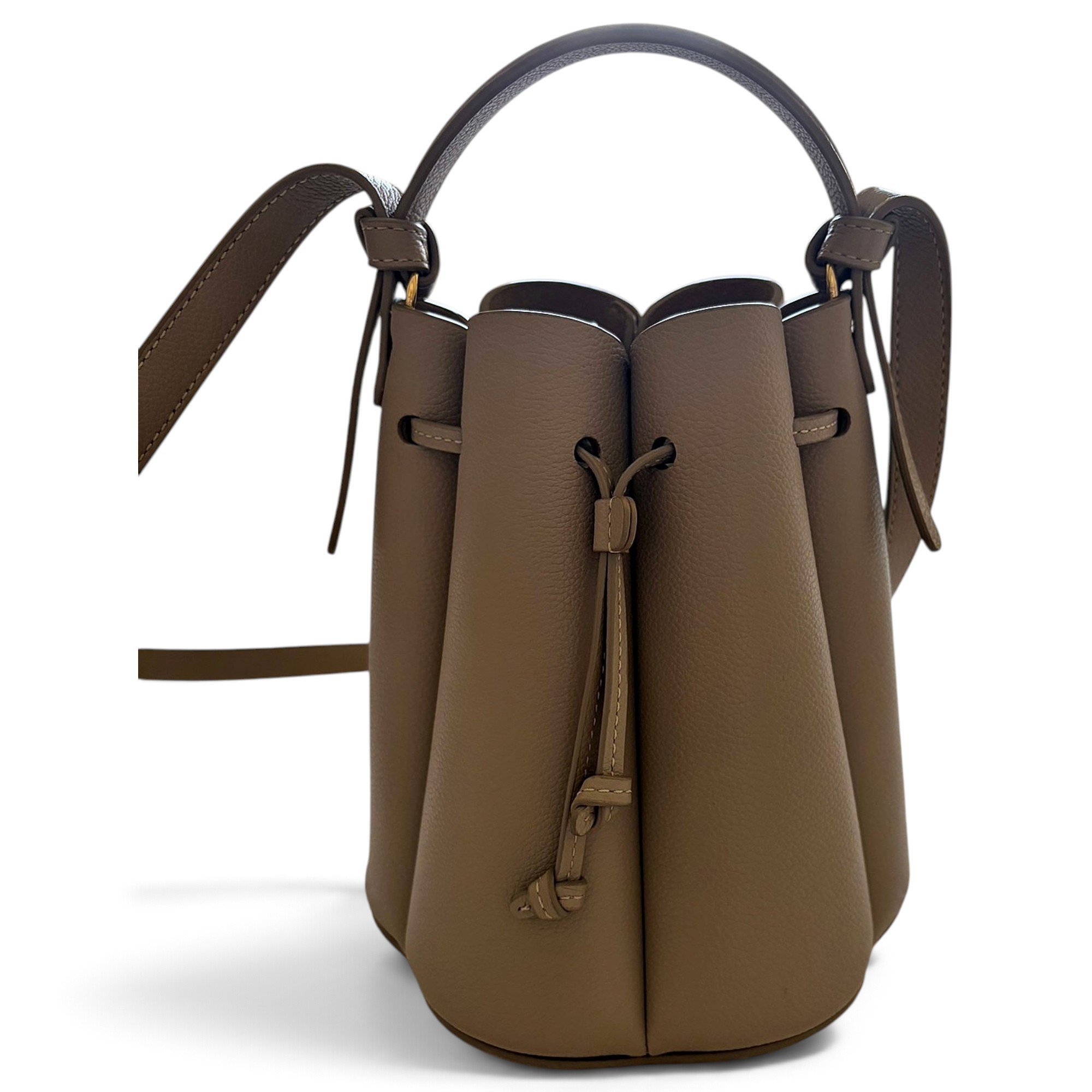 Polene Numéro Huit leather crossbody bag