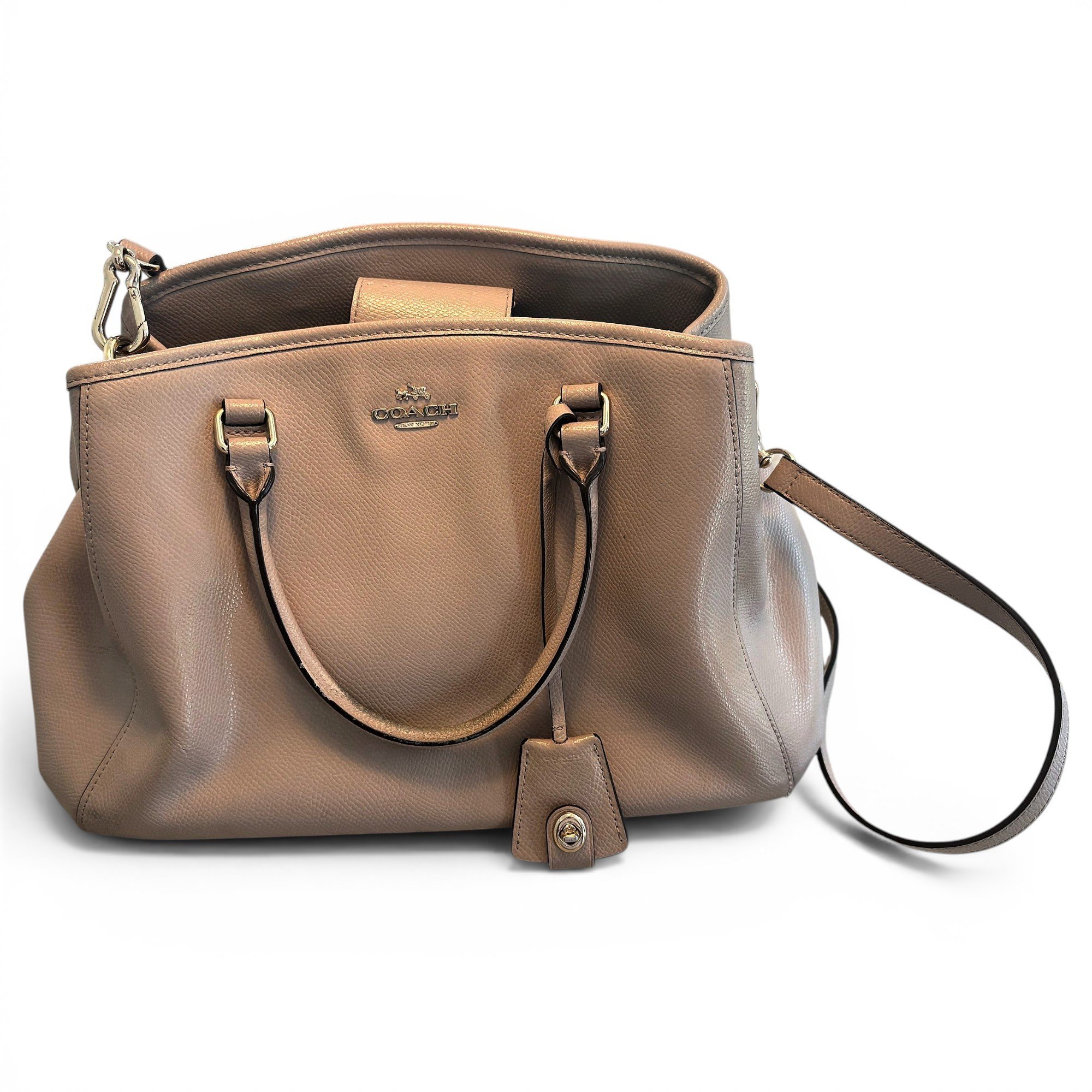Leather satchel