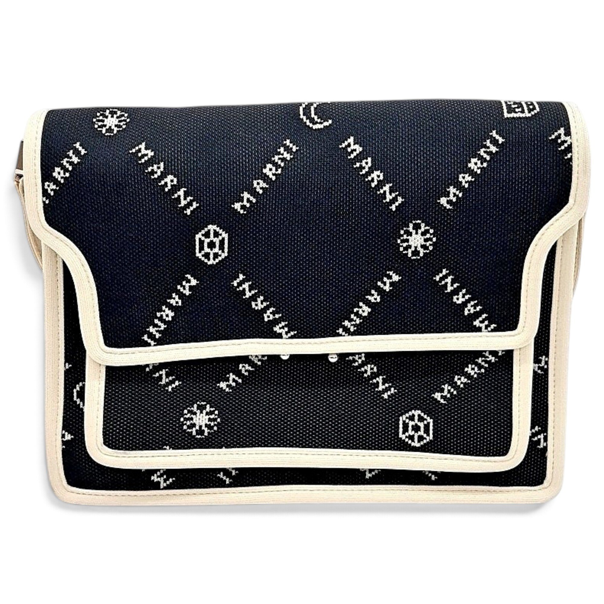Marni Trunk cloth crossbody bag