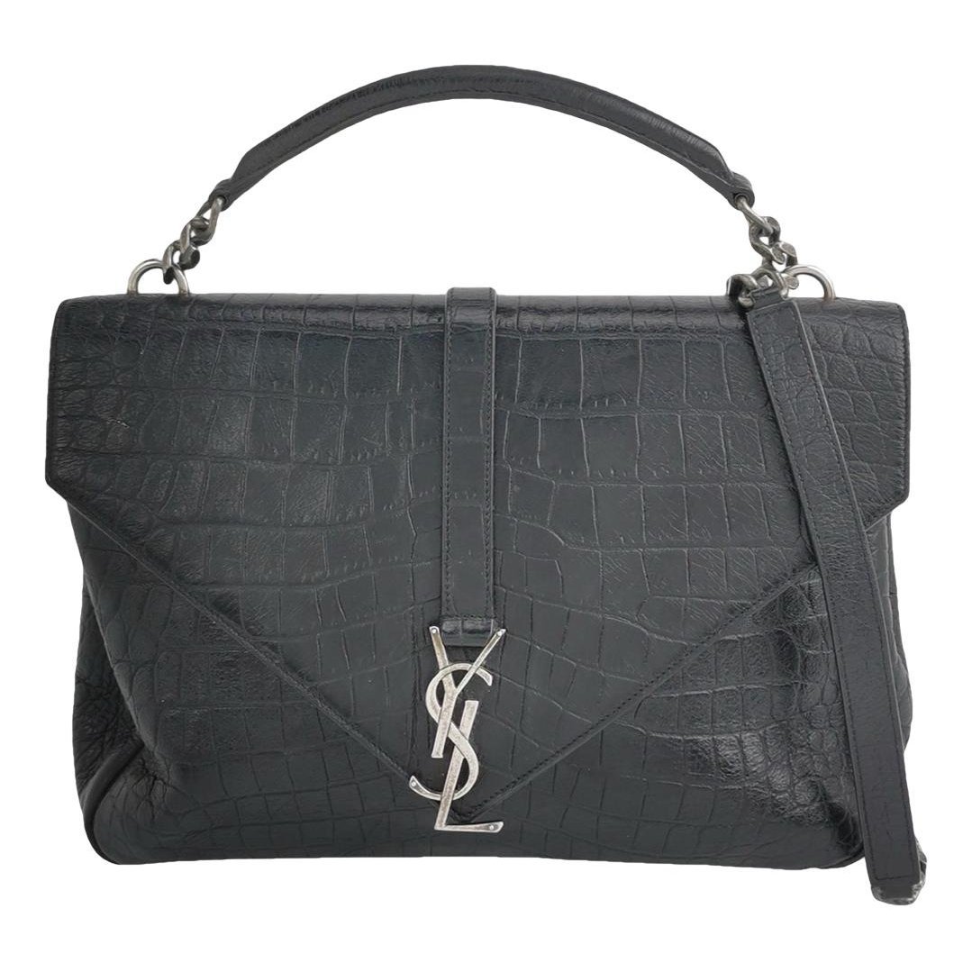 Collége monogramme leather handbag