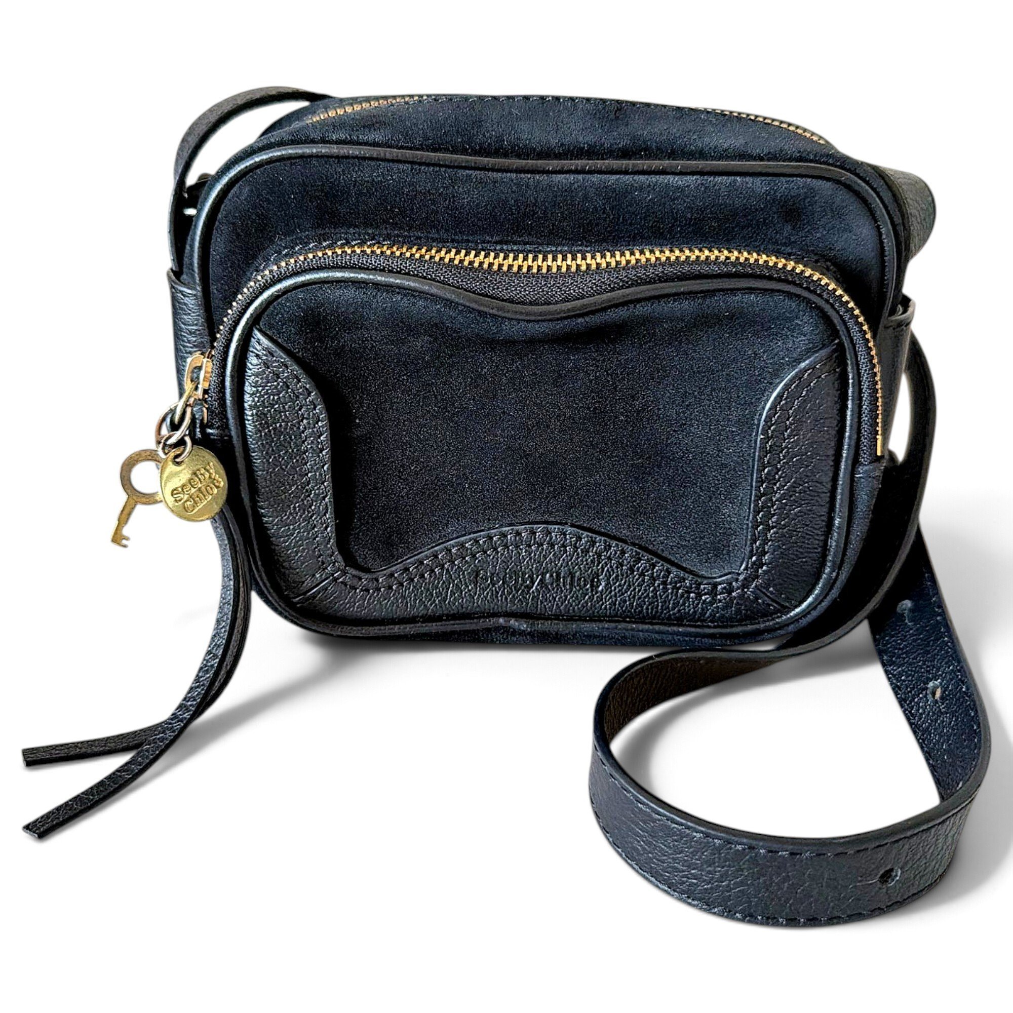 Leather crossbody bag