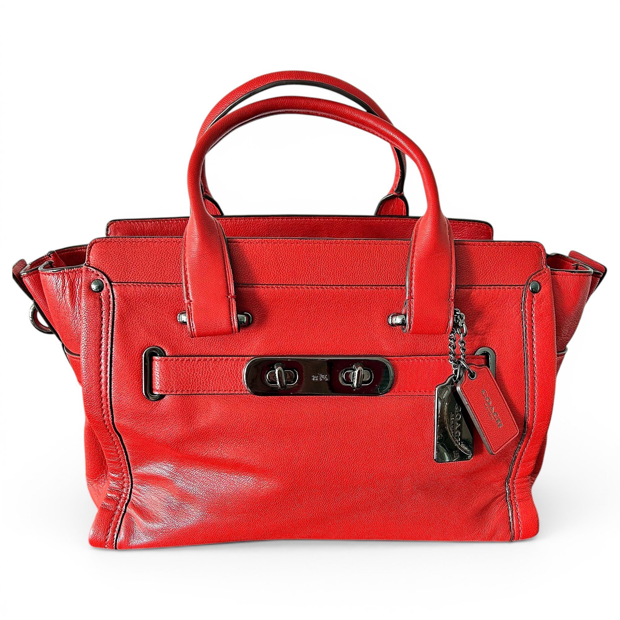 Leather handbag