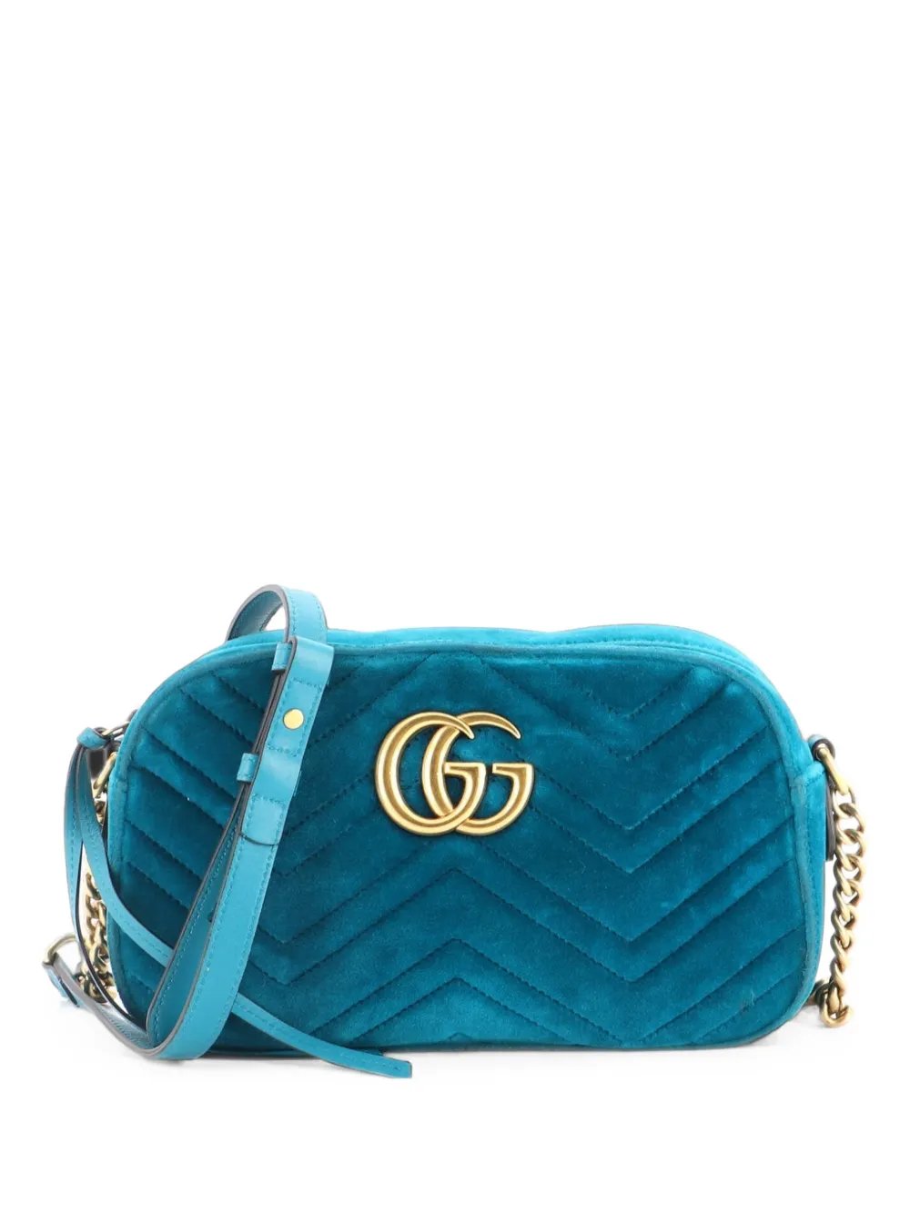 GG Marmont Shoulder Bag Matelasse Velvet Small crossbody bag