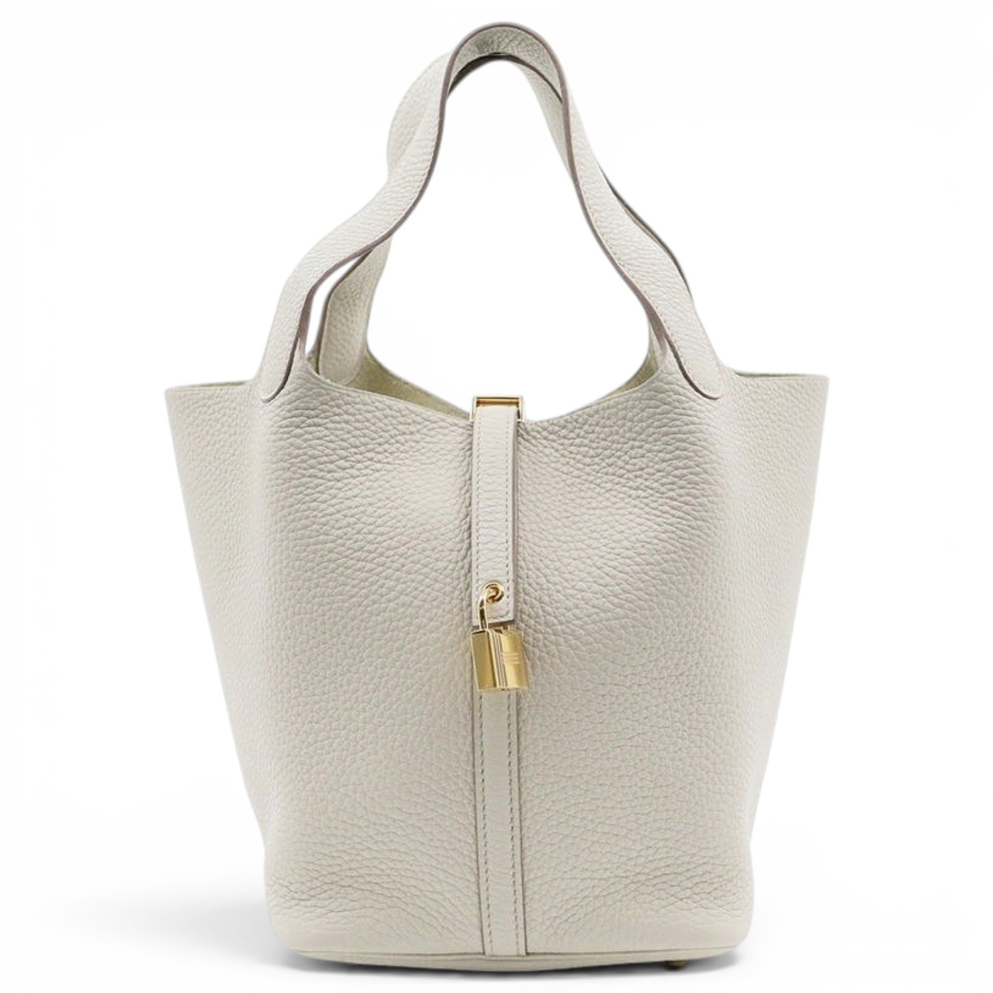 Picotin leather handbag