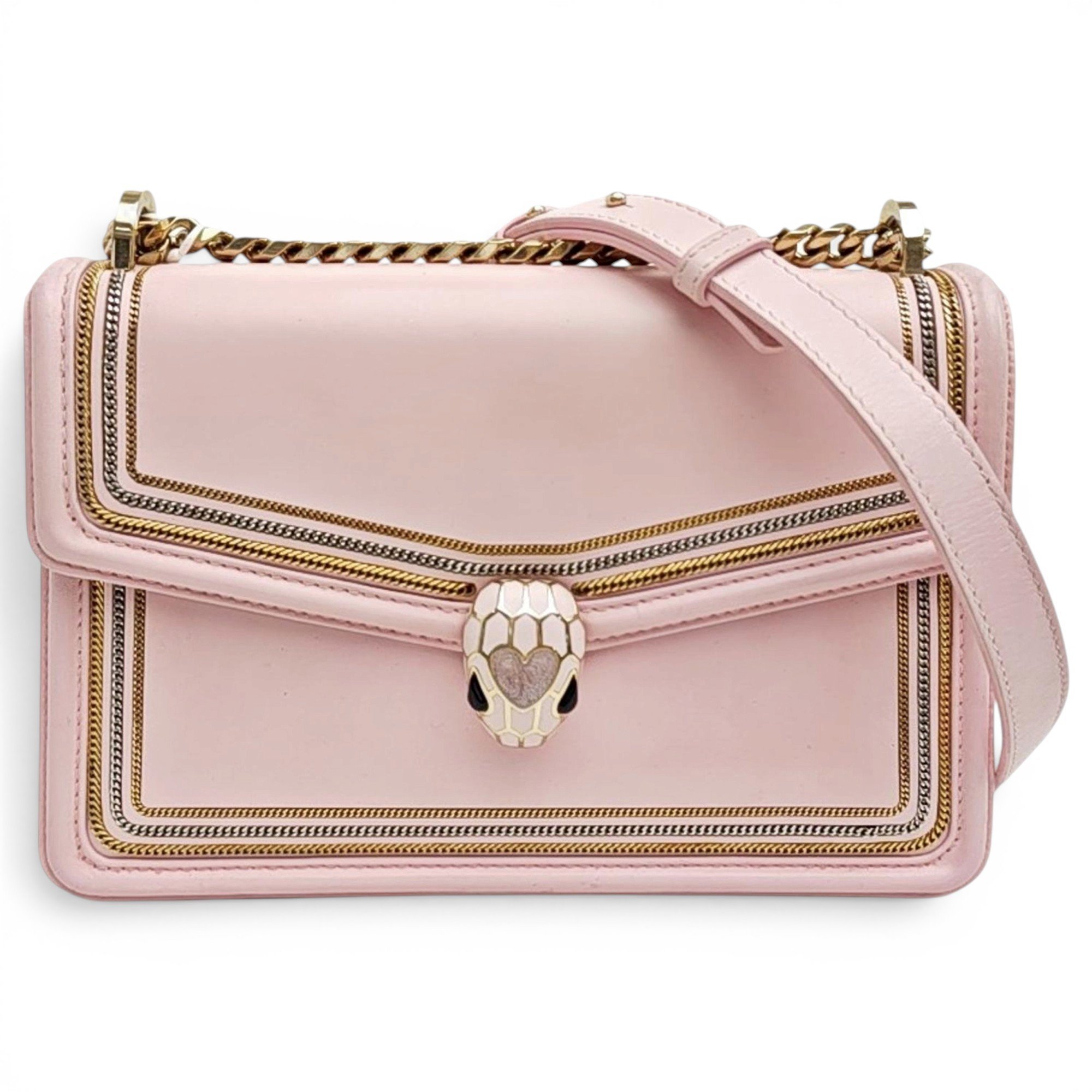 Serpenti leather crossbody bag