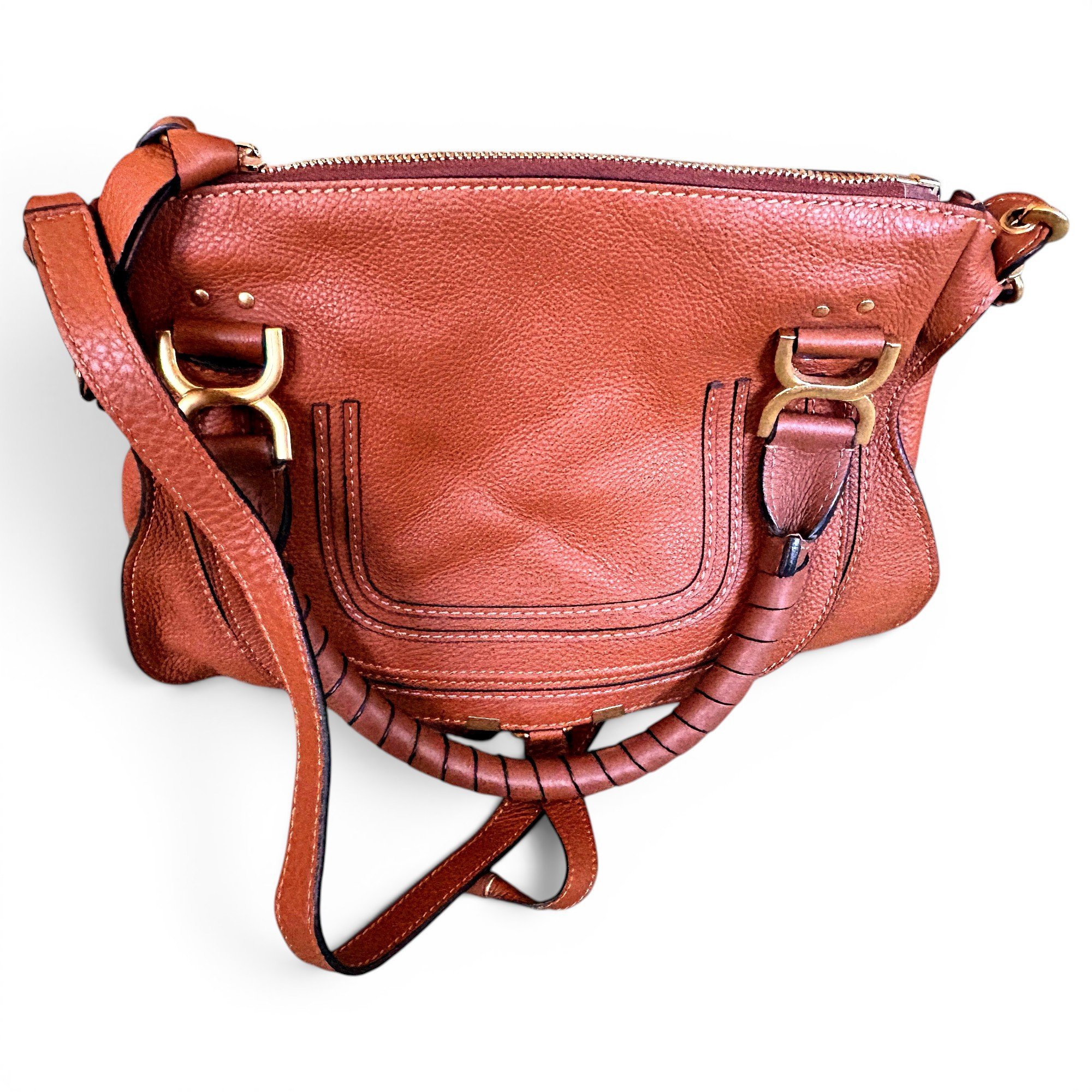 Marcie leather handbag