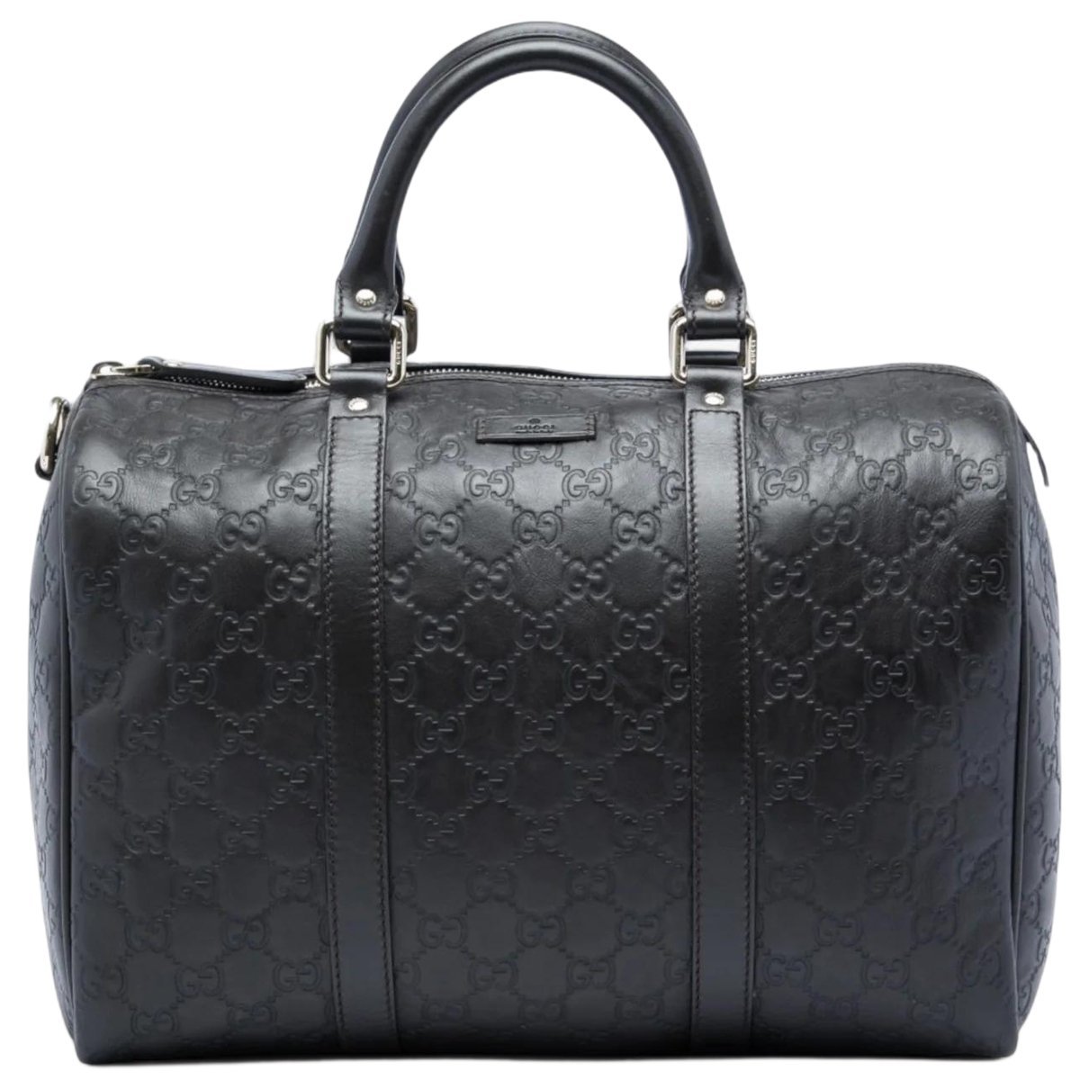 Boston leather bag