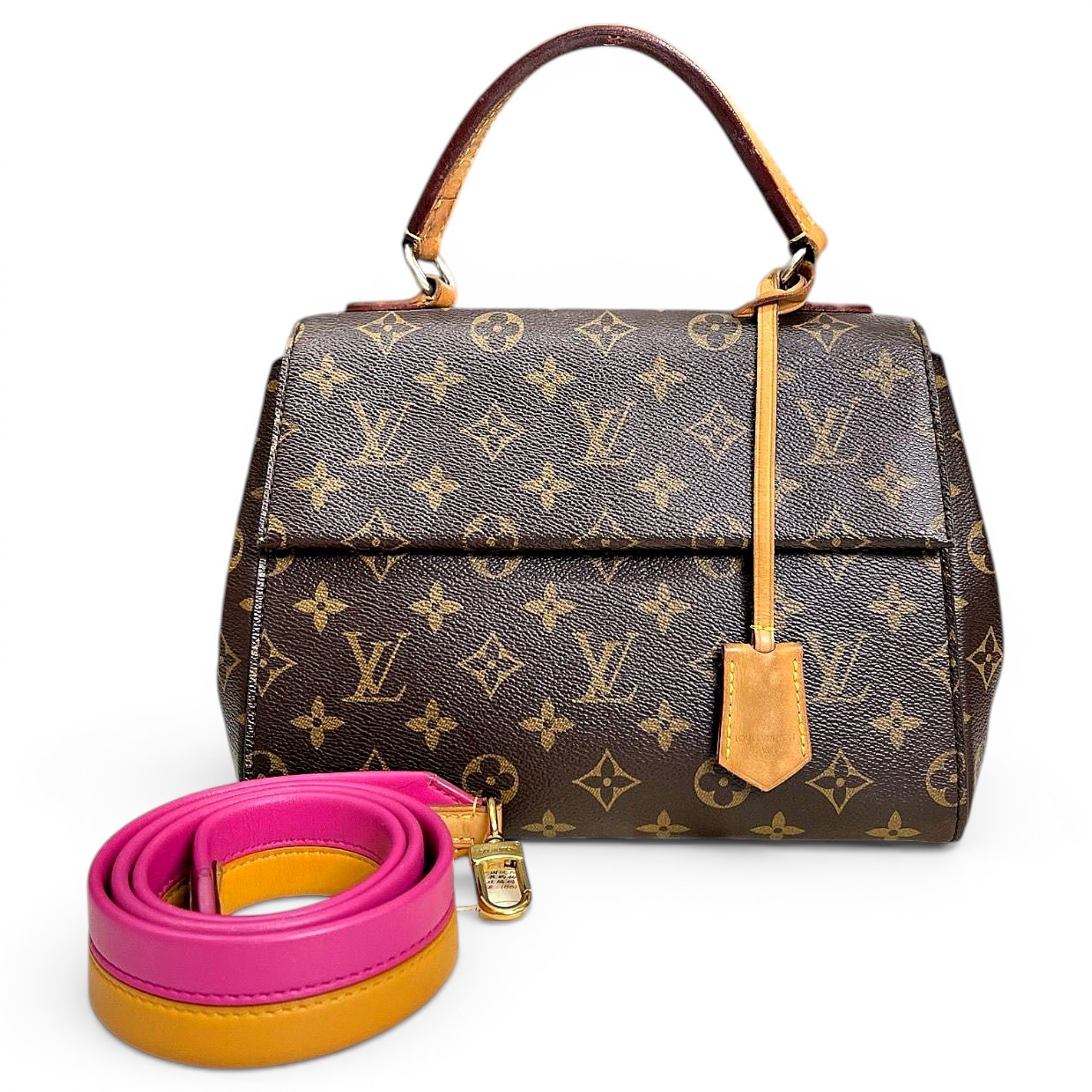 Cluny leather satchel