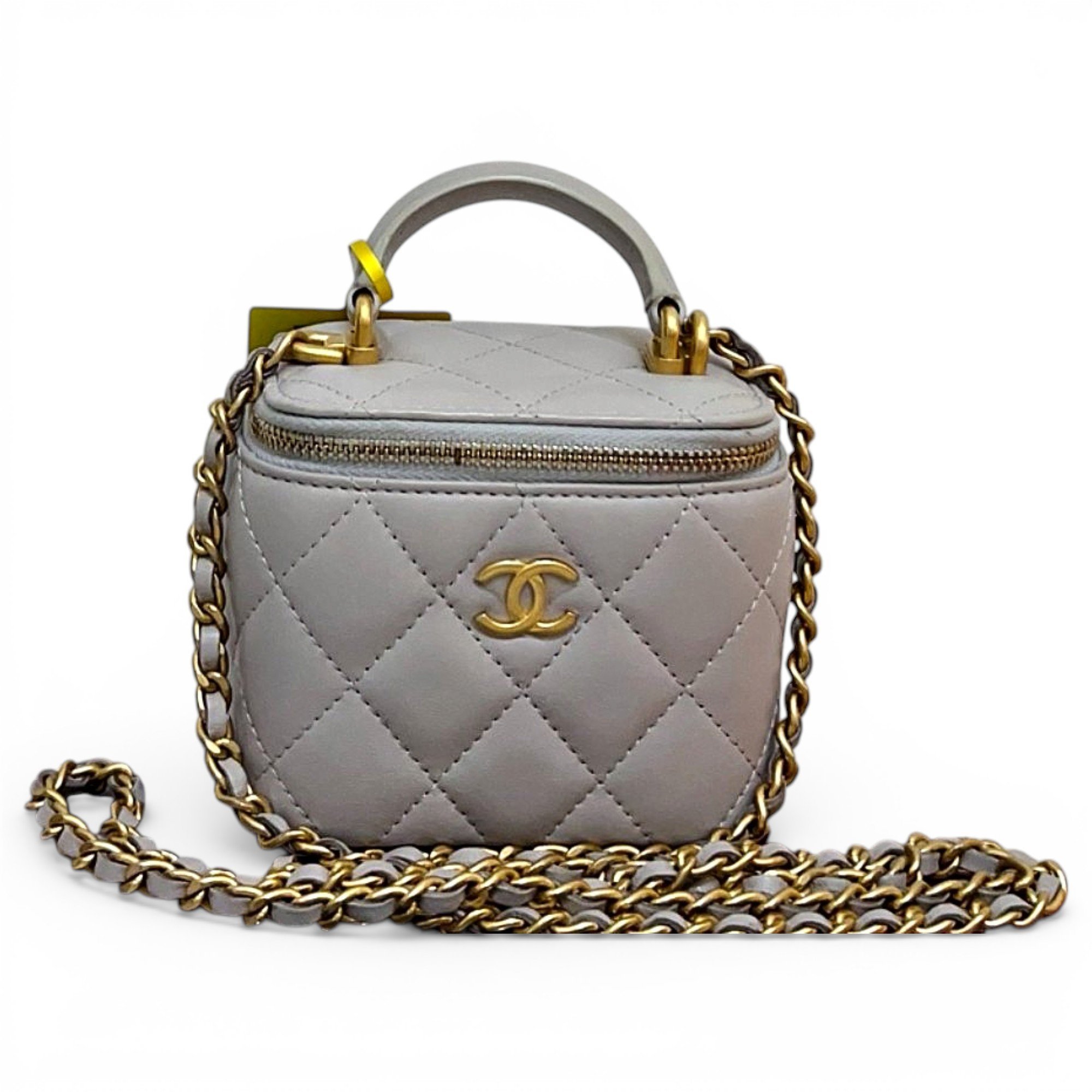 Trendy CC Vanity leather handbag