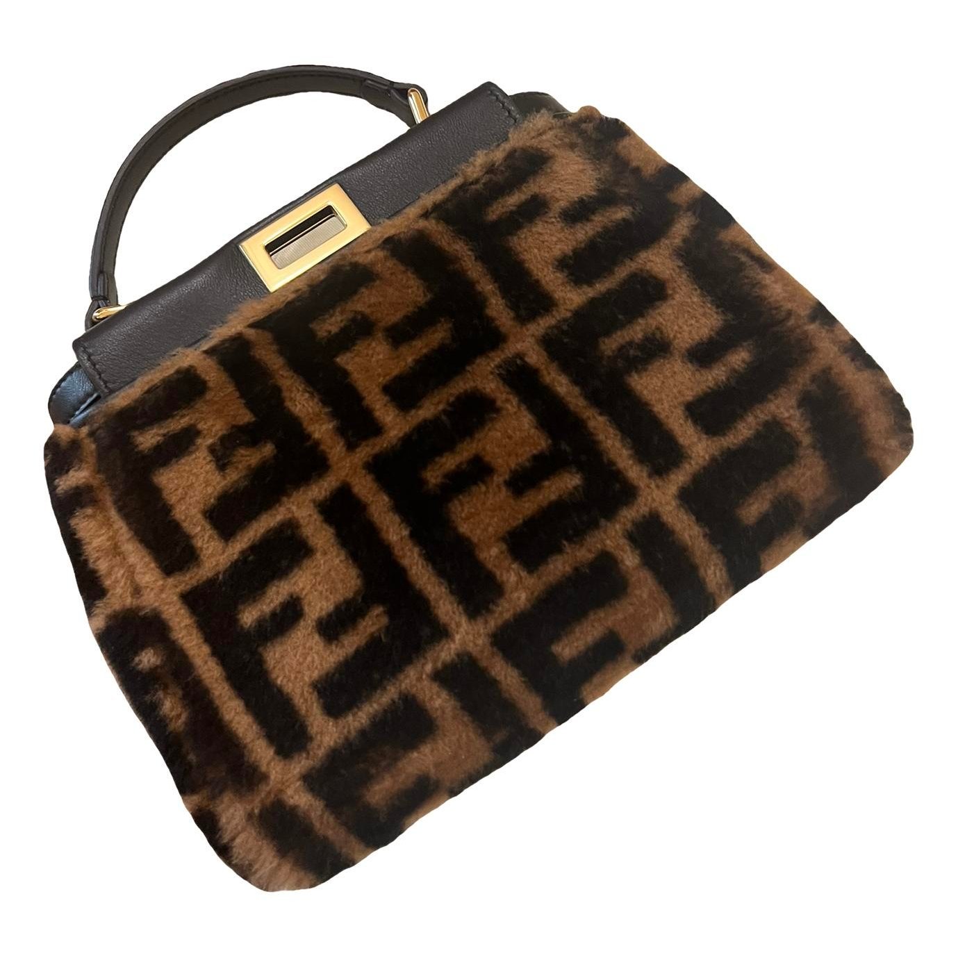 Peekaboo leather handbag
