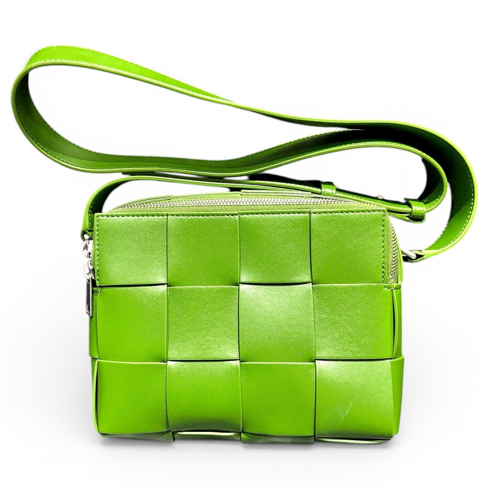 Cassette leather crossbody bag