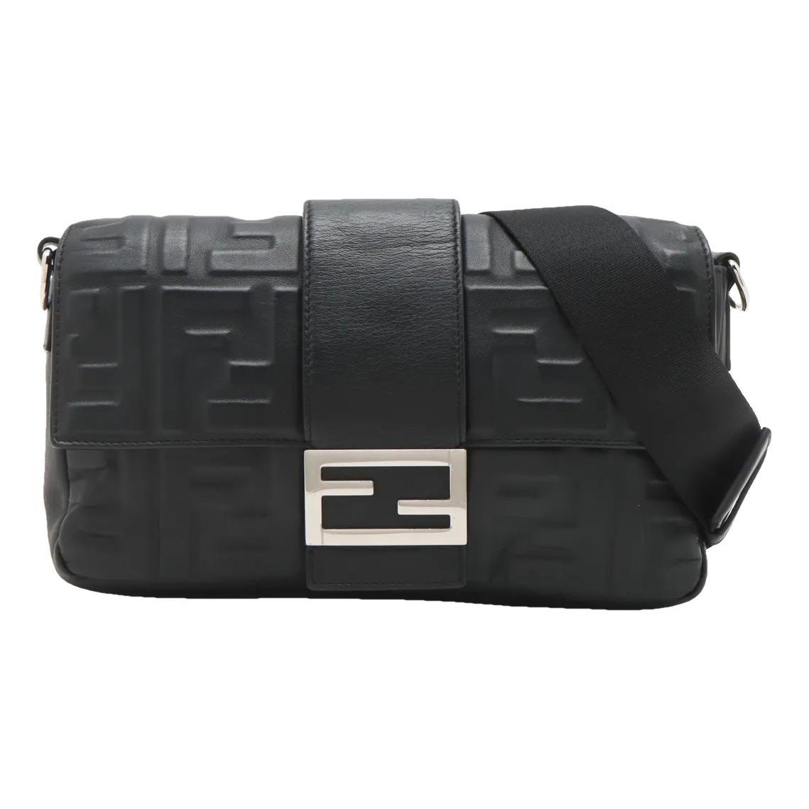 Baguette leather handbag