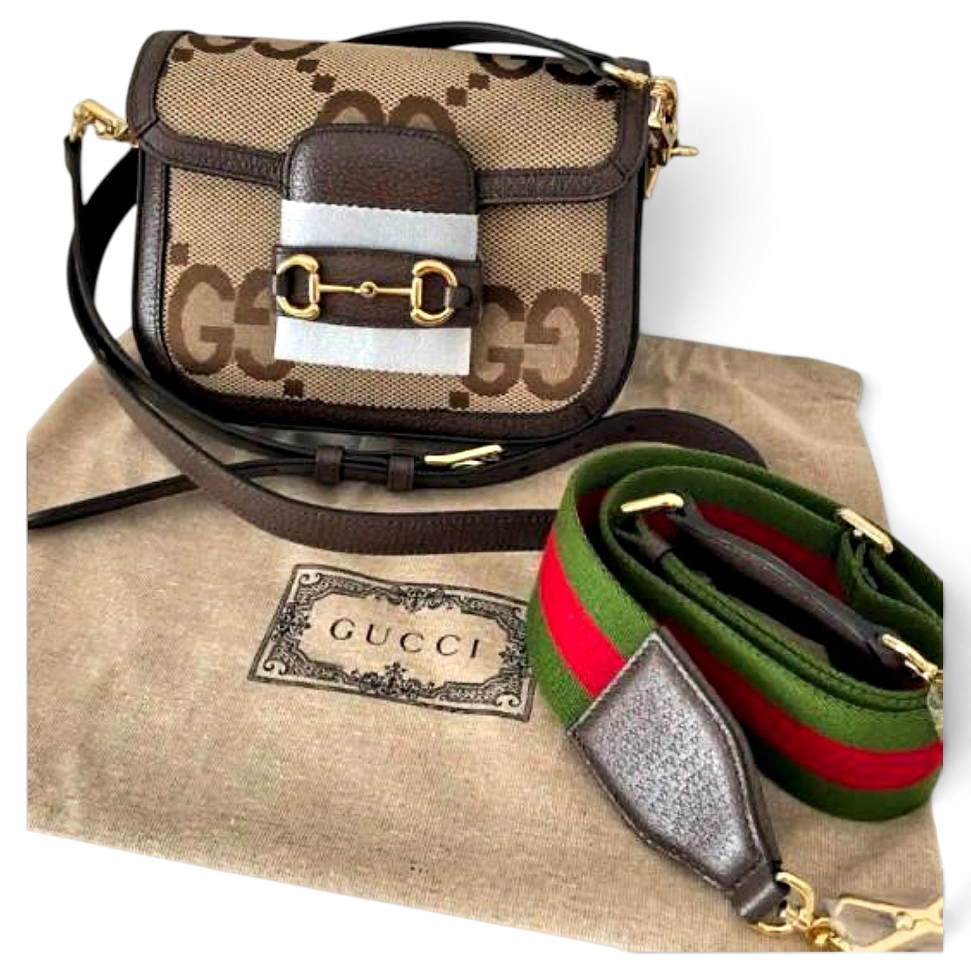 Horsebit 1955 leather crossbody bag