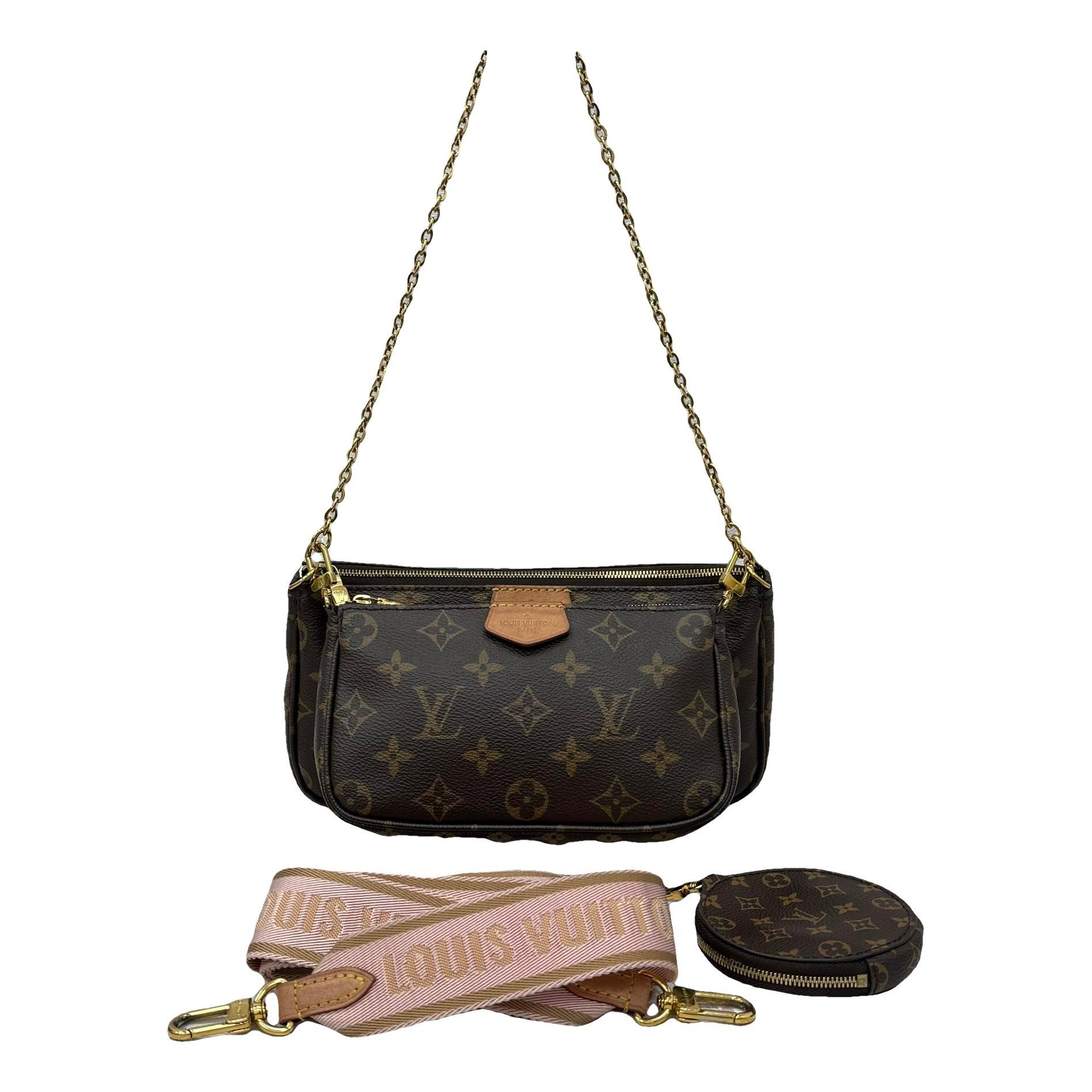 Multi Pochette Accessoires leather handbag