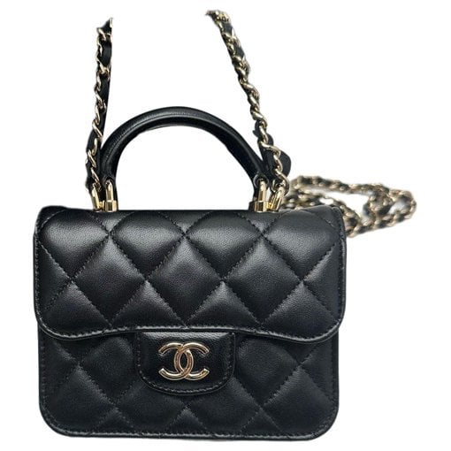 Timeless Classique Top Handle leather handbag