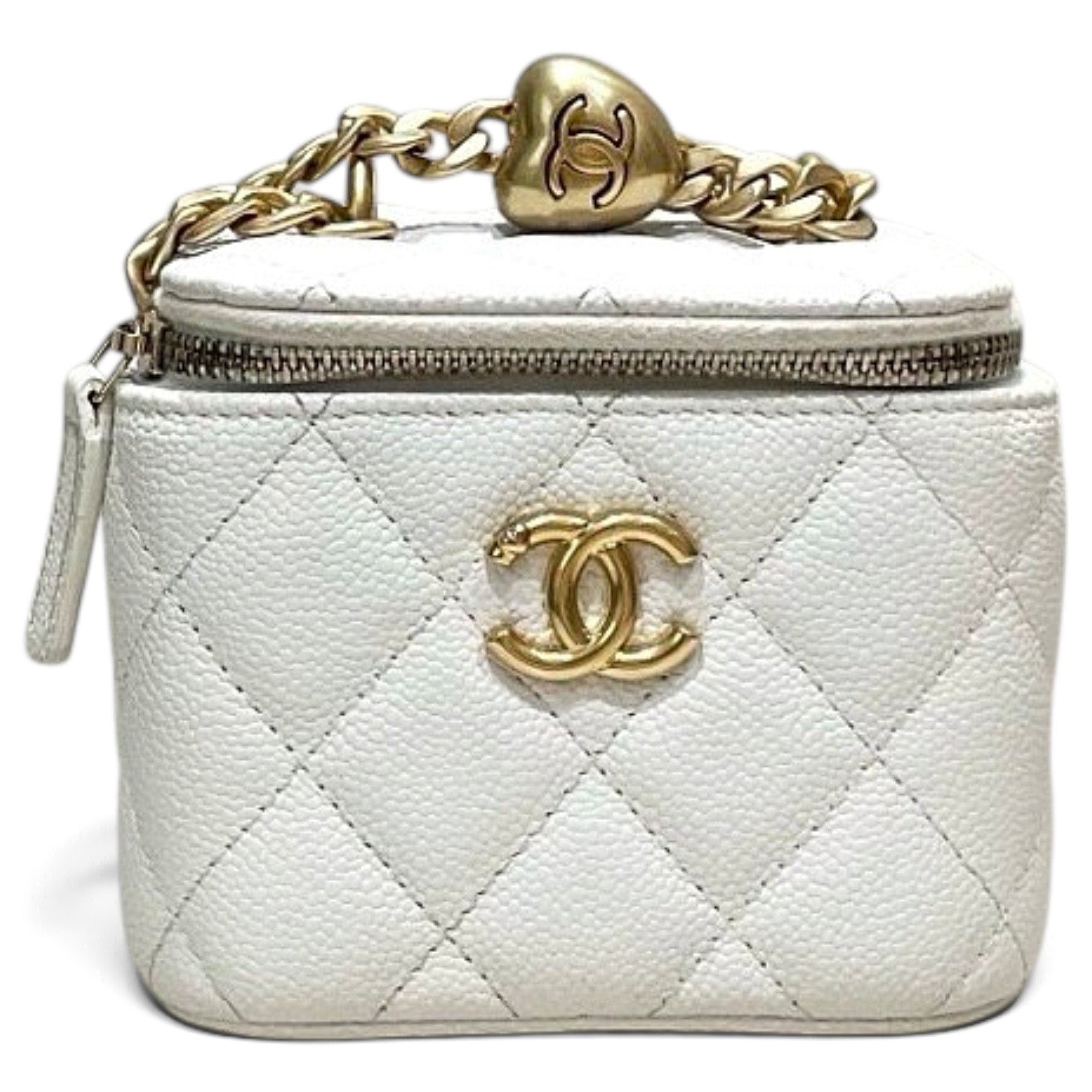 Trendy CC Vanity leather handbag