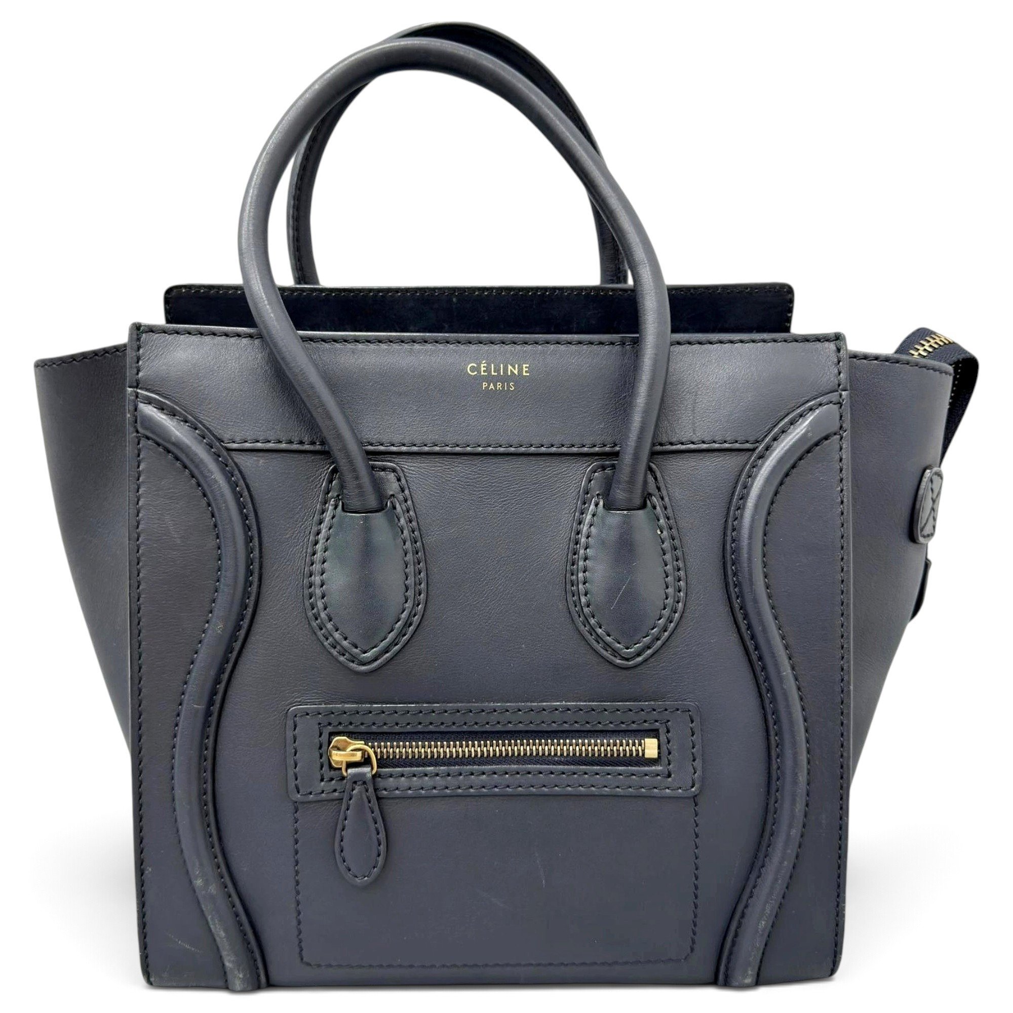 Luggage leather handbag