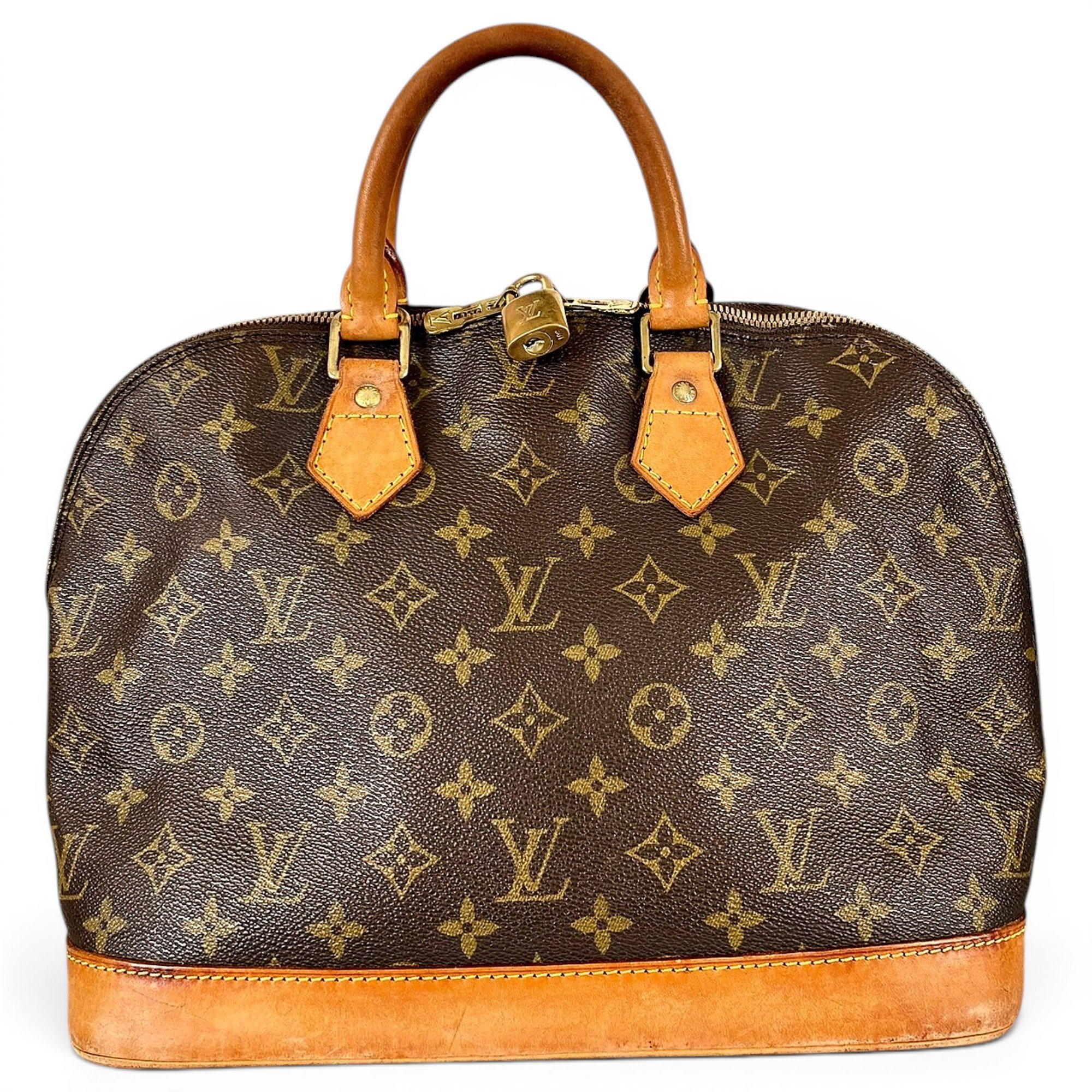 Alma leather handbag