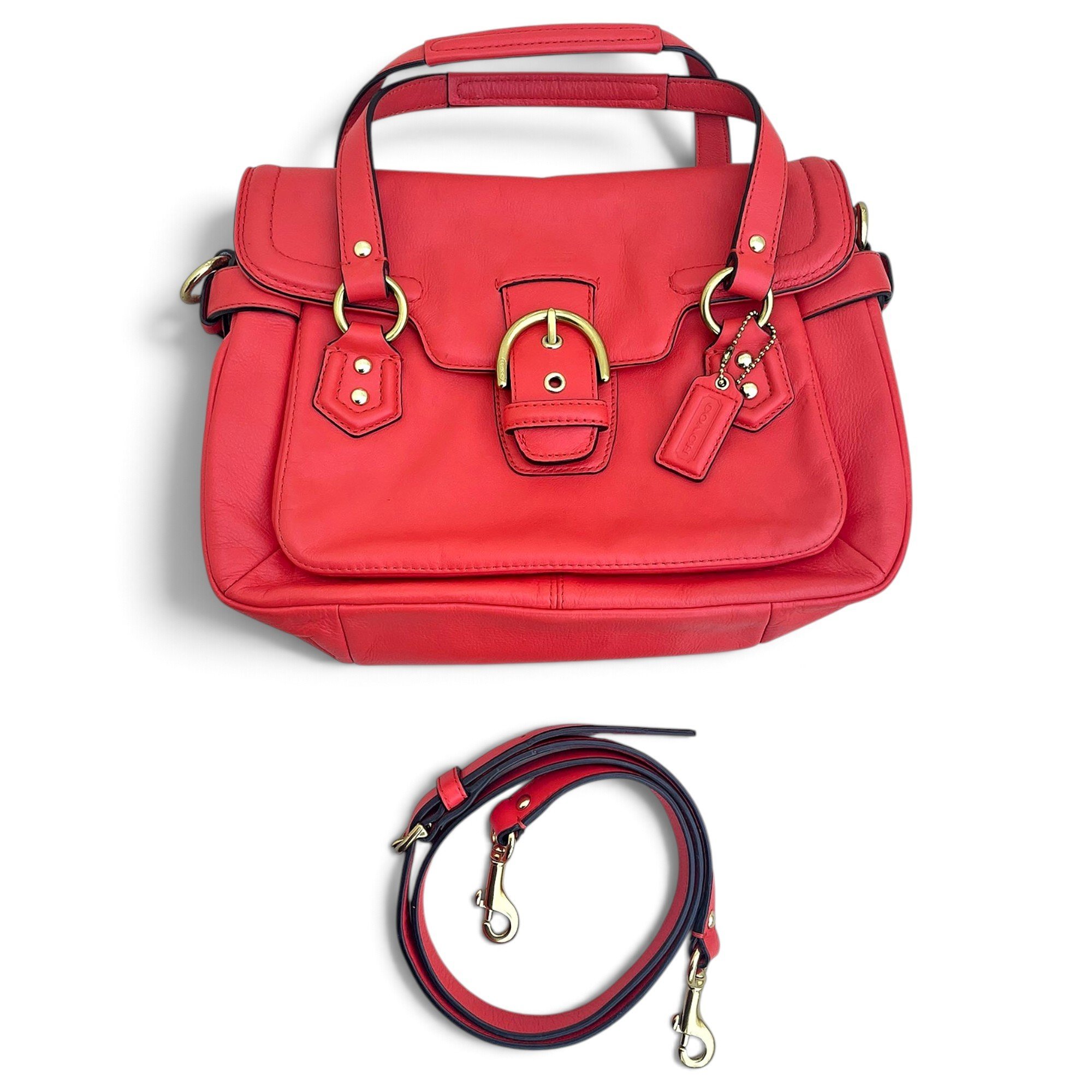 Leather handbag
