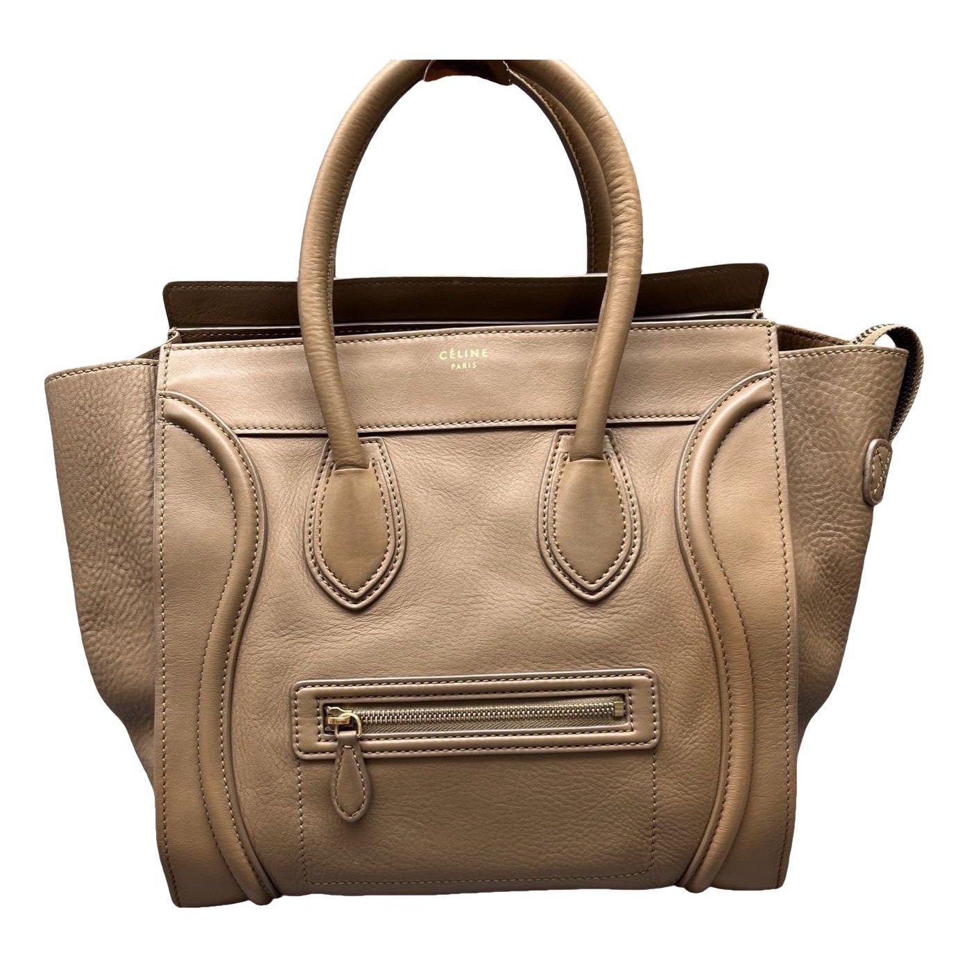 Luggage leather handbag