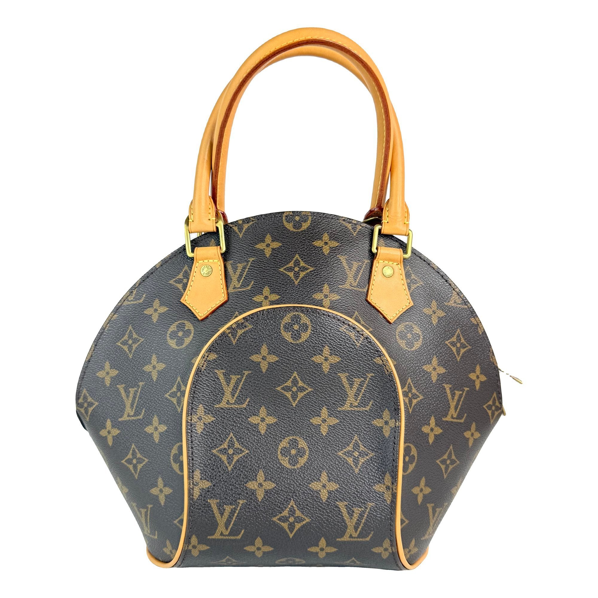 Ellipse leather tote