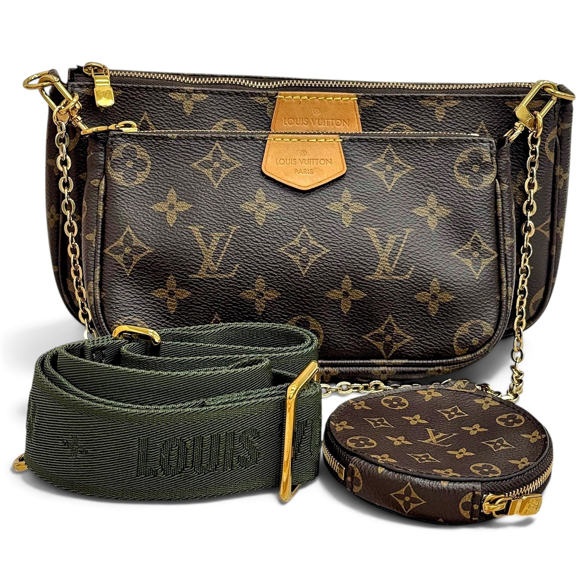 Multi Pochette Accessoires leather handbag