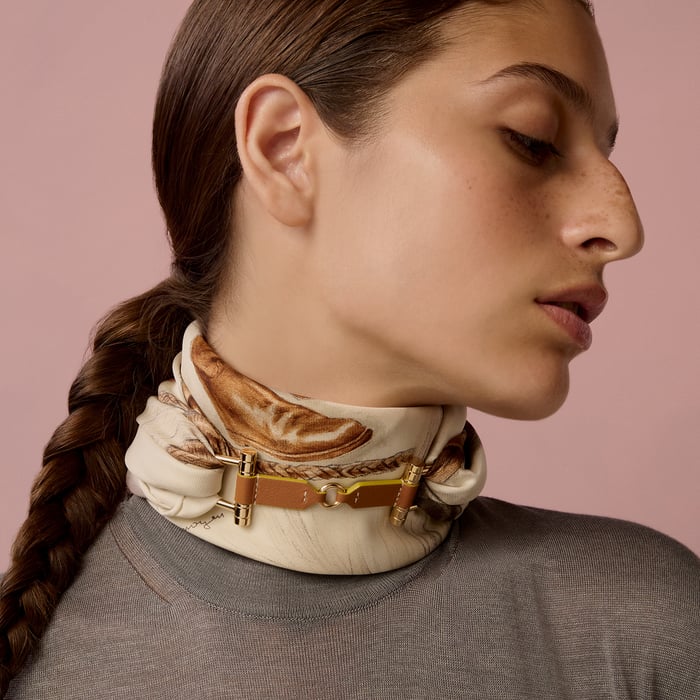 Double D Sangle Scarf Ring