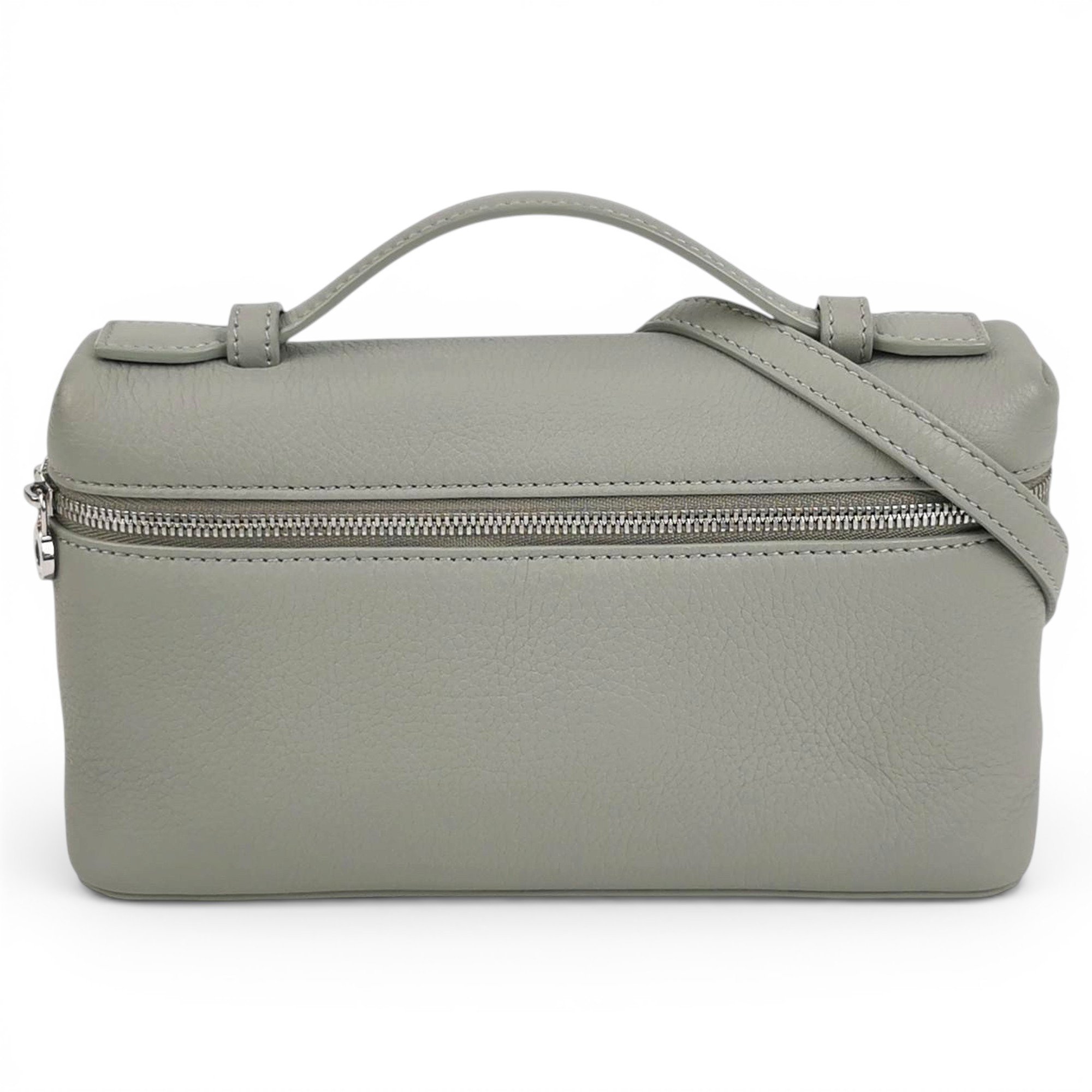 Extra Pocket leather tote