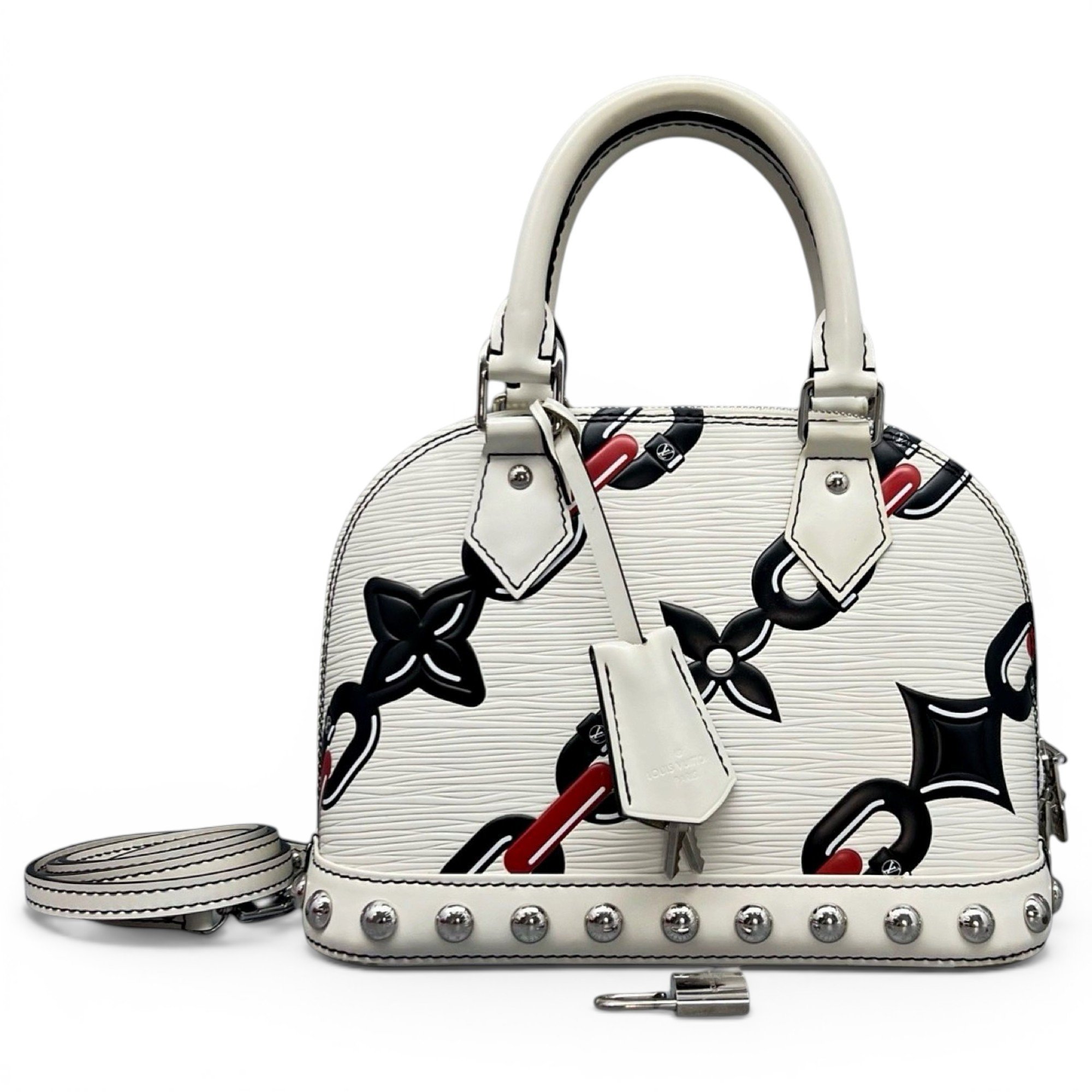 Alma leather handbag
