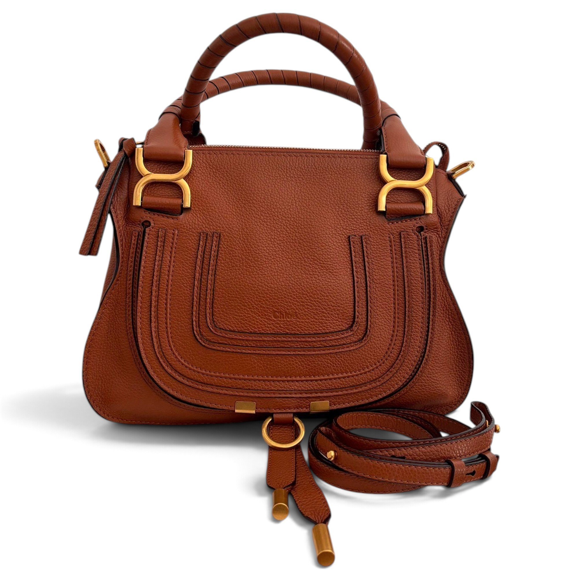 Marcie leather handbag