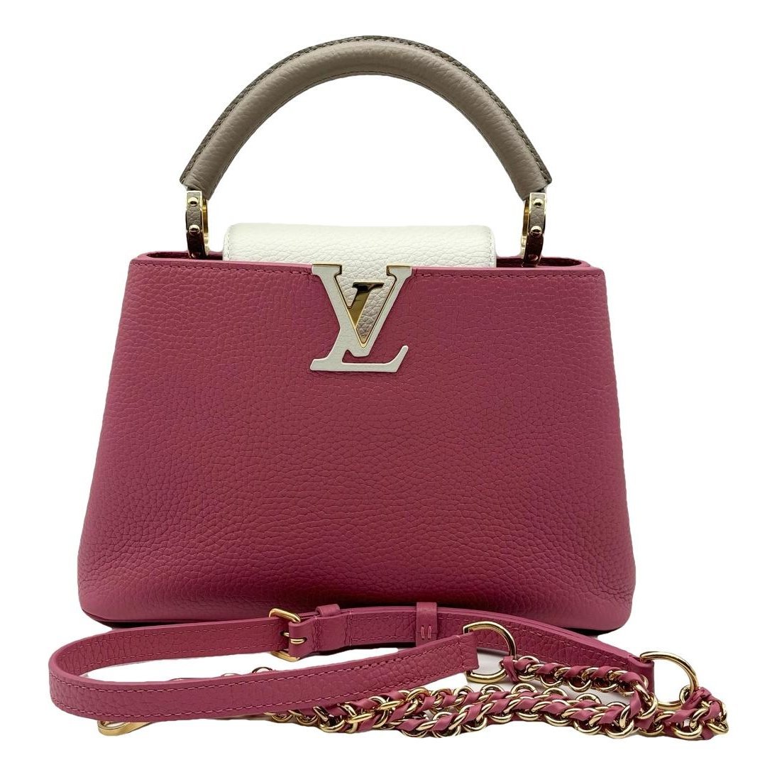 Capucines leather handbag