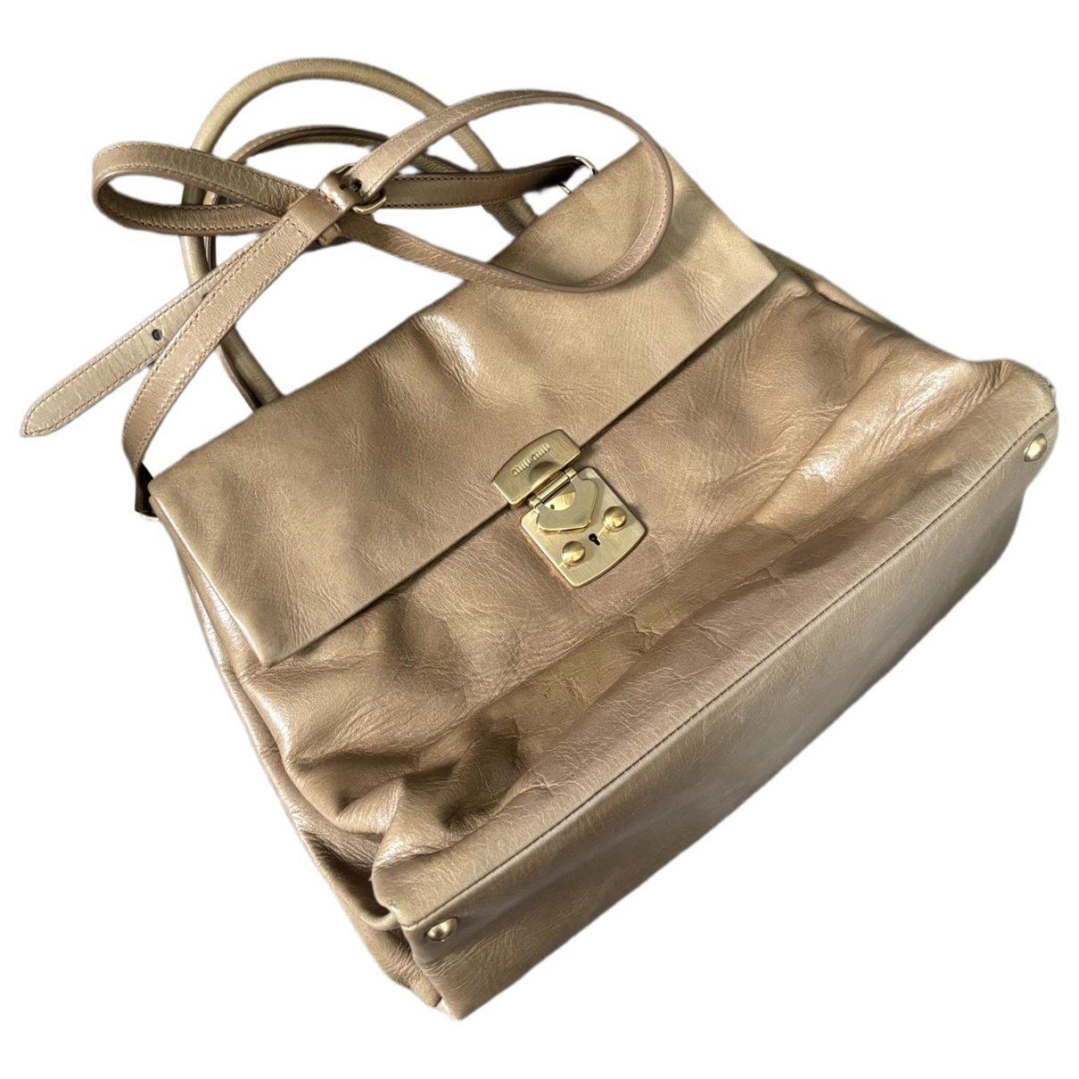 Leather handbag