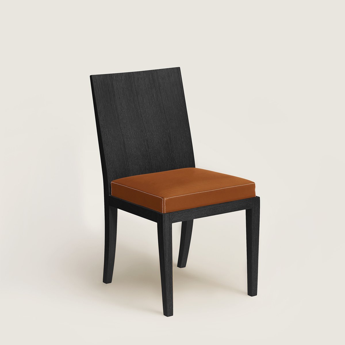 Reeditions J.-M. Frank par Hermès chair with padded seat