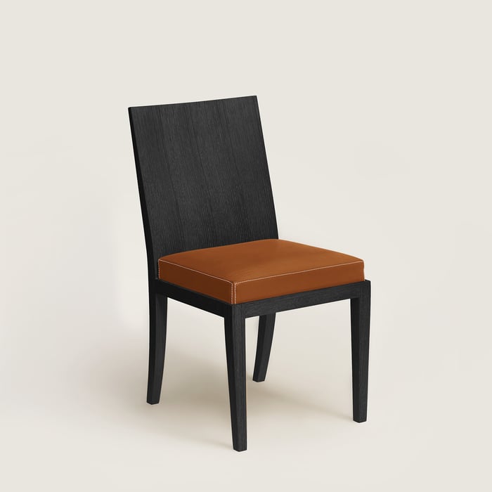 Fauve Reeditions J.-m. Frank Par Hermès Chair With Padded Seat